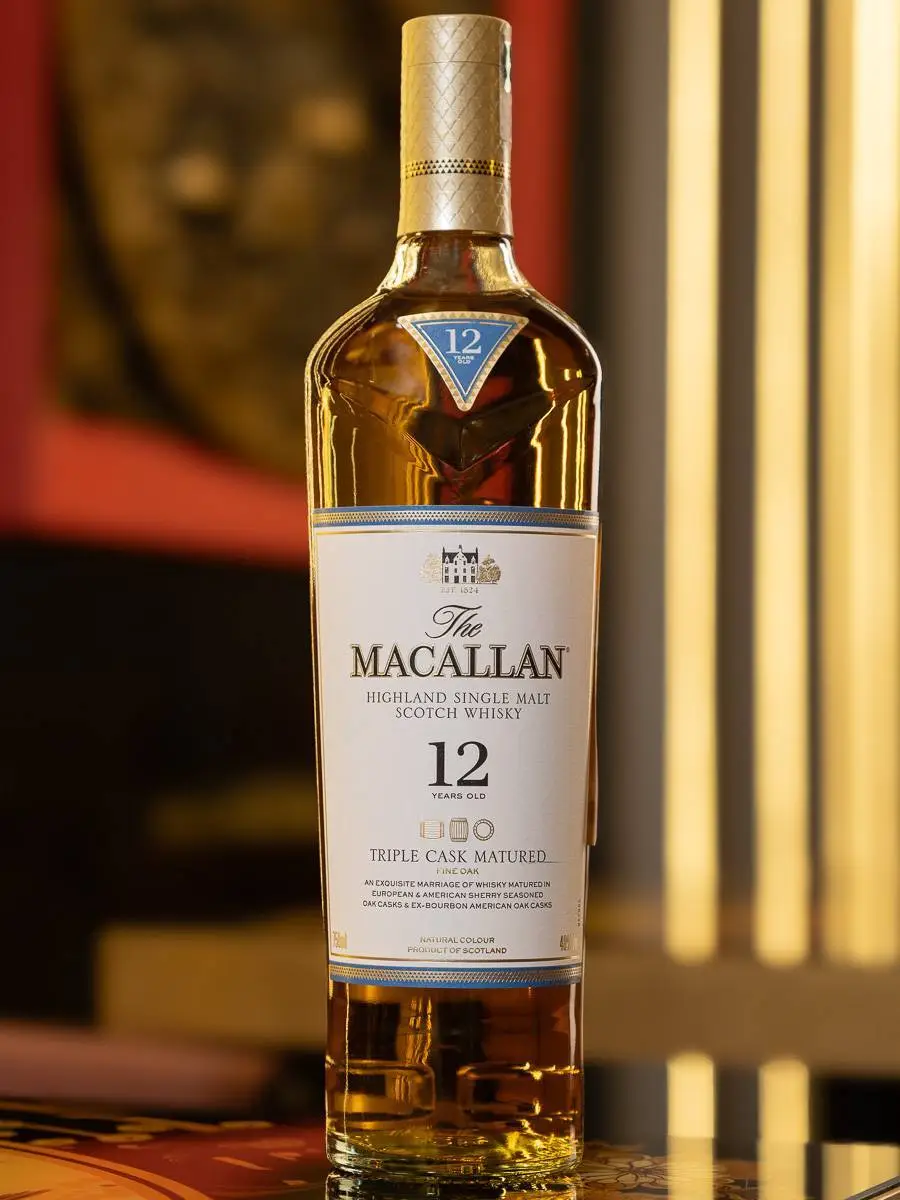 Виски Macallan 12 years old Triple Cask 750 ml / Макаллан Трипл Каск 12 лет