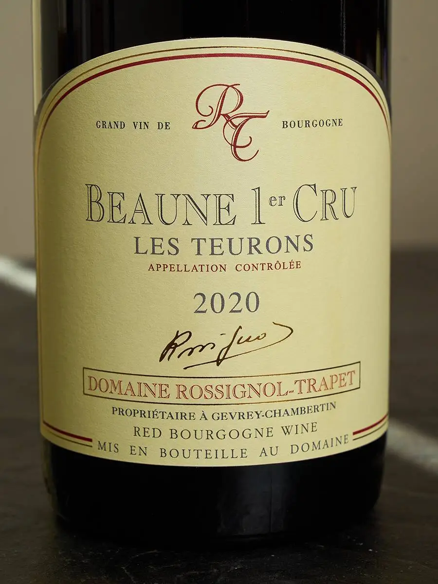 Вино Domaine Rossignol Trapet Beaune 1er Cru Les Teurons 2020 купить в винном ресторане Остерия - лучшая цена Вино Domaine Rossignol Trapet Beaune 1er Cru Les Teurons 2020 / Бон Премье Крю Домэн Россиньоль-Трапэ Ле Торон 2020 750