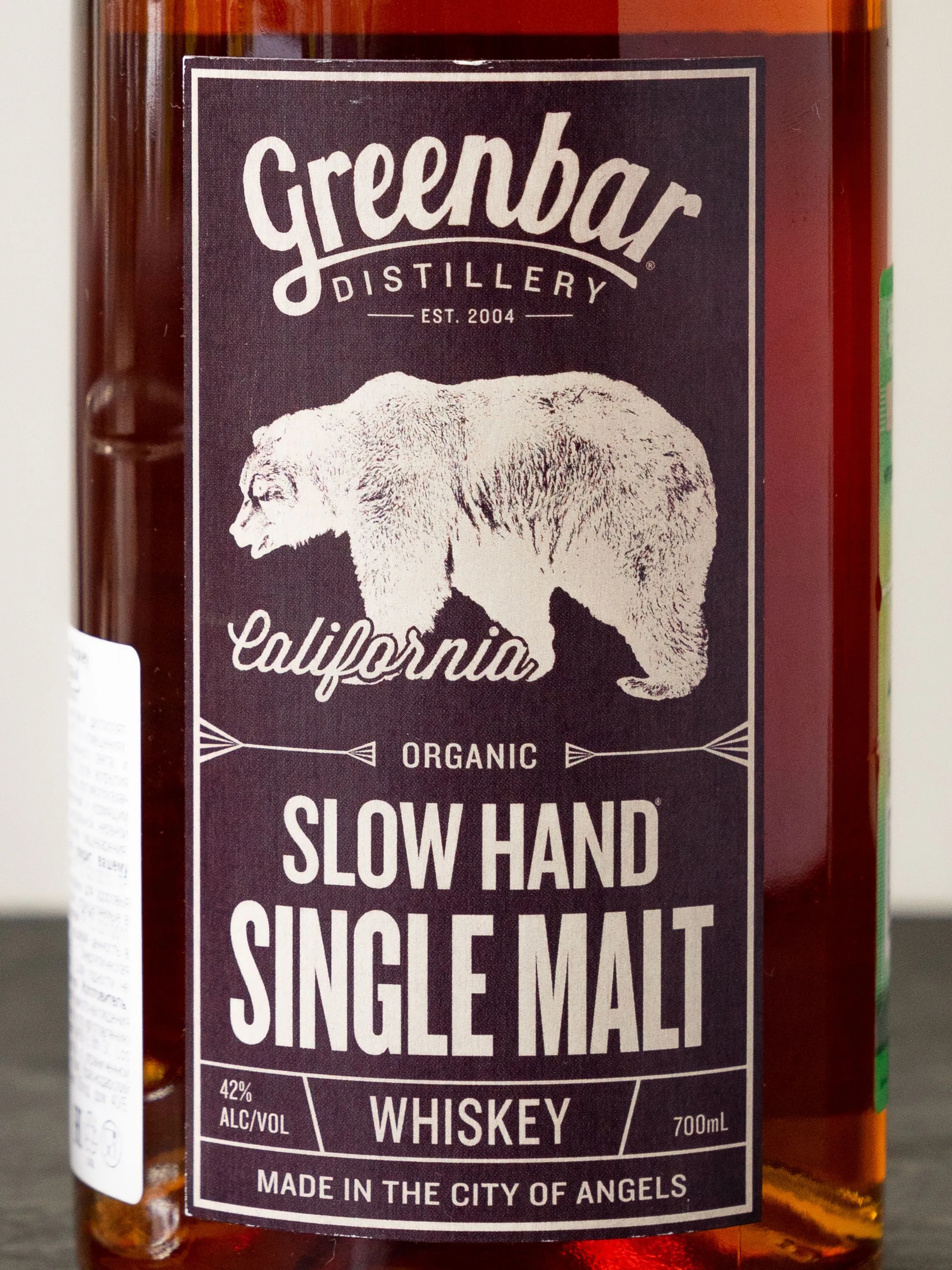Виски Greenbar Slow Hand лучшая цена в ресторане Амичи Виски Greenbar Slow Hand / Гринбар Слоу Хэнд