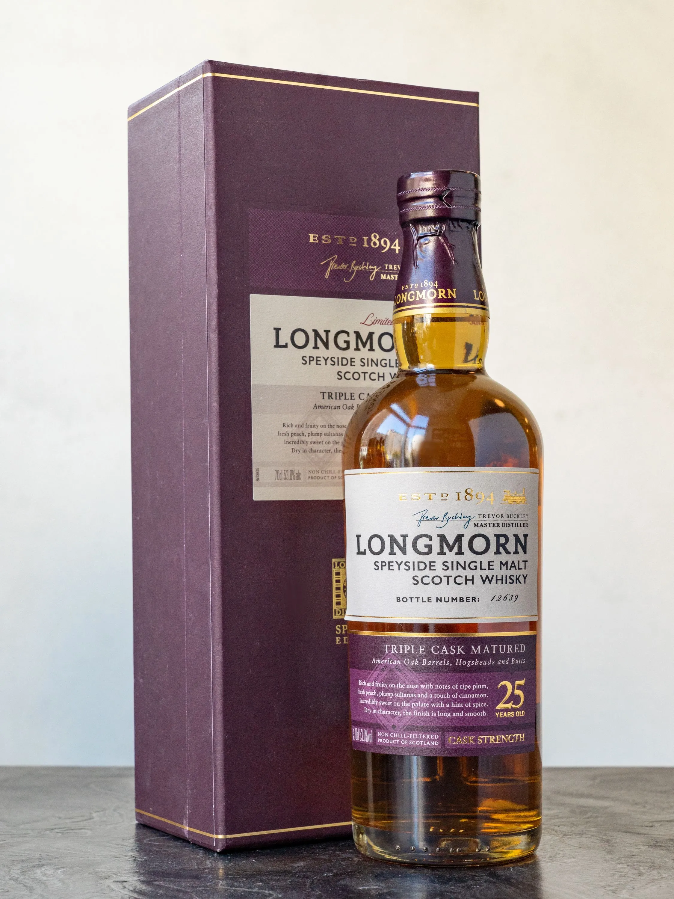 Виски Longmorn 25 Year Old купить в ресторане Остерия - лучшая цена Виски Longmorn 25 Year Old / Лонгморн 25 лет