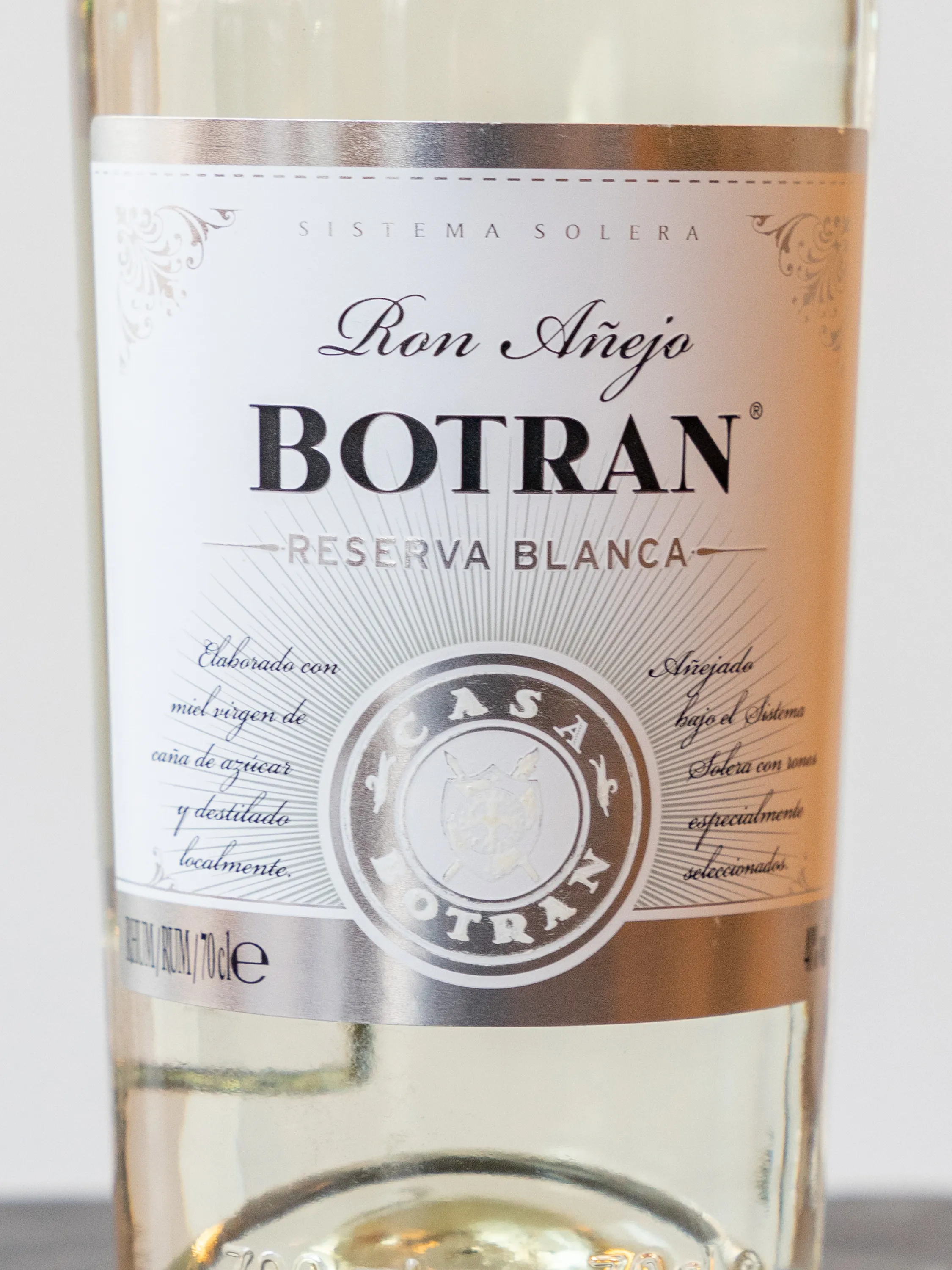 Ром Botran Reserva Blanca Anejo купить в винном ресторане Остерия Амичи - лучшая цена Ром Botran Reserva Blanca Anejo / Ботран Аньехо Резерва Бланка