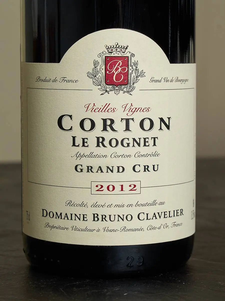 Вино Domaine Bruno Clavelier Corton Grand Cru Le Rognet 2012 купить в винном ресторане Остерия - лучшая цена Вино Domaine Bruno Clavelier Corton Grand Cru Le Rognet 2012 / Домен Брюно Клавелье Кортон Гран Крю Ле Ронье