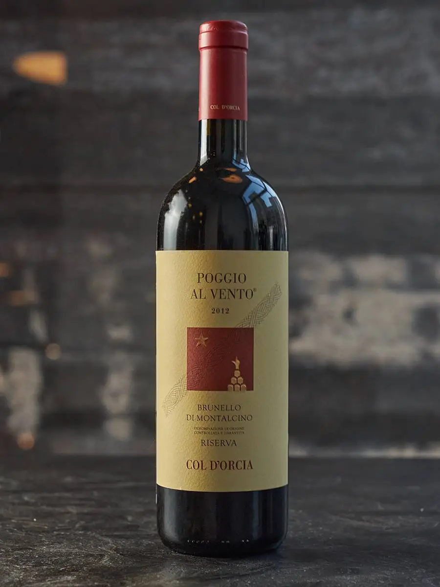 Вино Poggio al Vento Riserva Brunello di Montalcino DOCG 2012  / Поджио аль Венето Резерва Брунелло ди Монтальчино