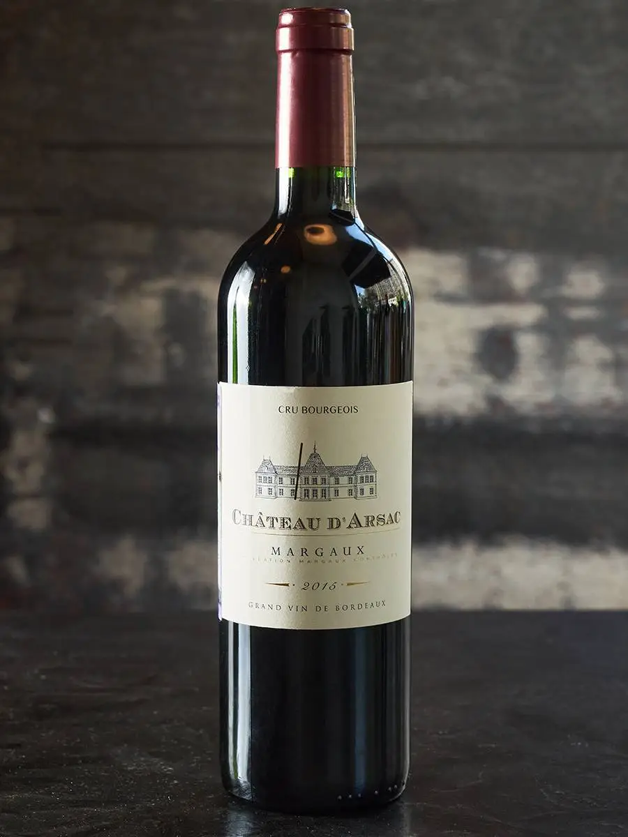 Вино Chateau d'Arsac Cru Bourgeois Margaux AOC 2015 купить в винном ресторане Остерия - лучшая цена Вино Chateau d'Arsac Cru Bourgeois Margaux AOC / Шато д' Арсак Марго Крю Буржуа