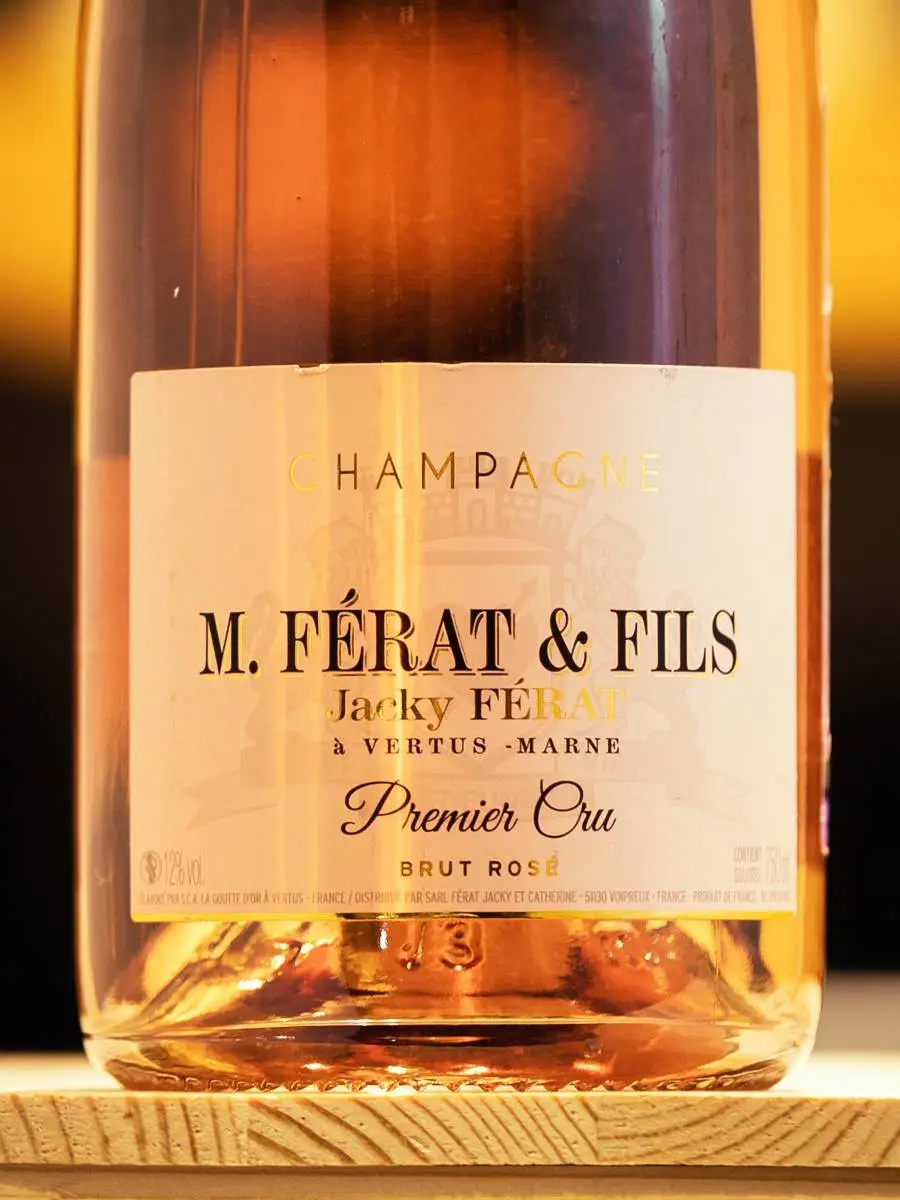 Этикетка M. Ferat & Fils Jacky Ferat Premier Cru Brut Rose