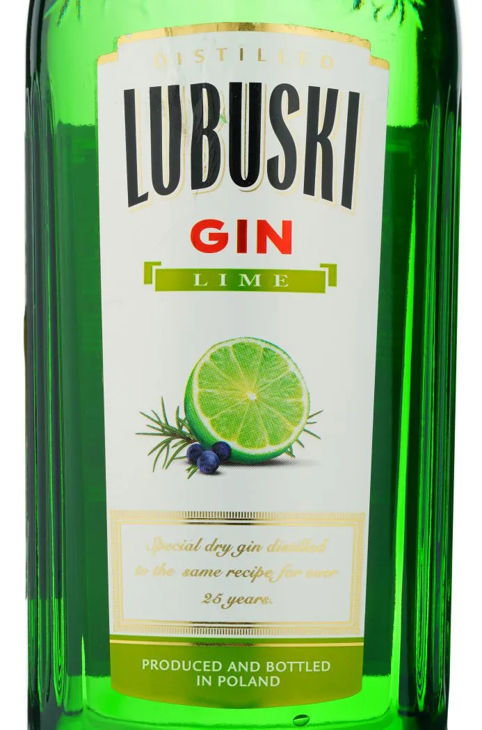 Джин Gin Lubuski Lime Dry купить в винном ресторане Остерия Амичи - лучшая цена Джин Gin Lubuski Lime Dry / Любуски Лайм Драй