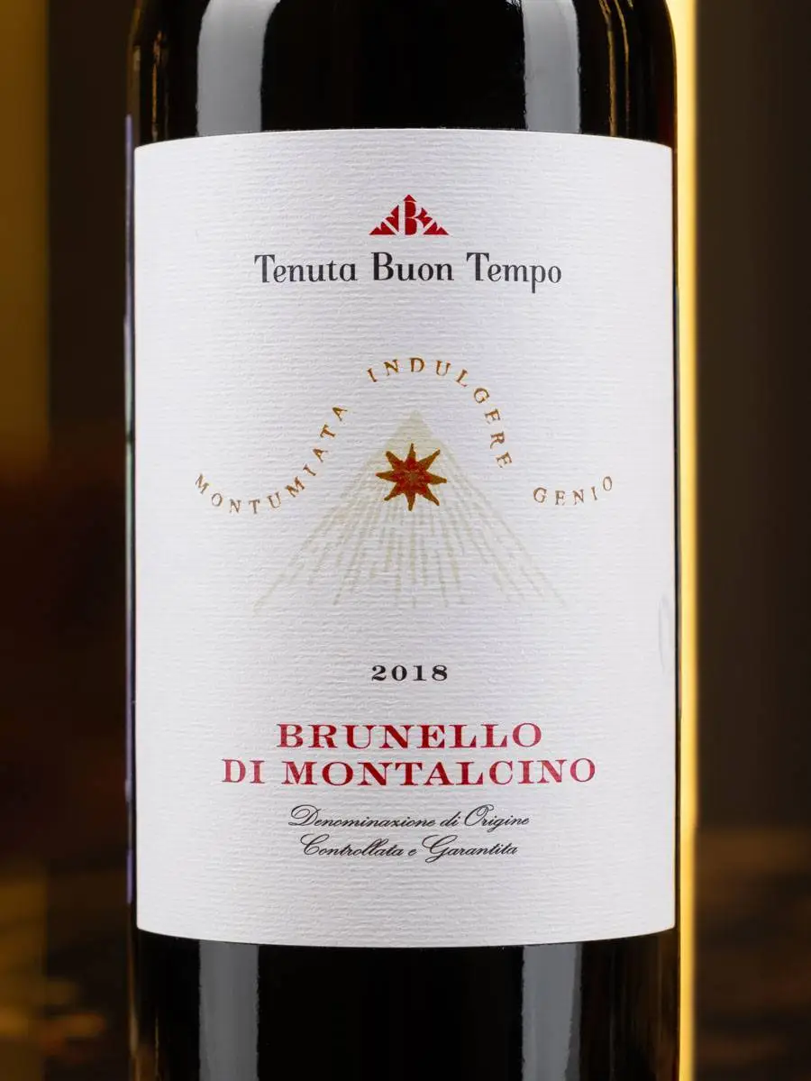 Вино Tenuta Buon Tempo Brunello di Montalcino 2018 375 ml / Брунелло ди Монтальчино Тенута Буон Темпо