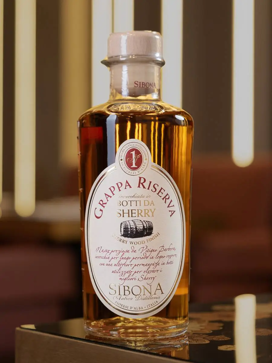 Граппа Sibona Sherry Wood Finish / Сибона Ризерва Шерри Вуд Финиш