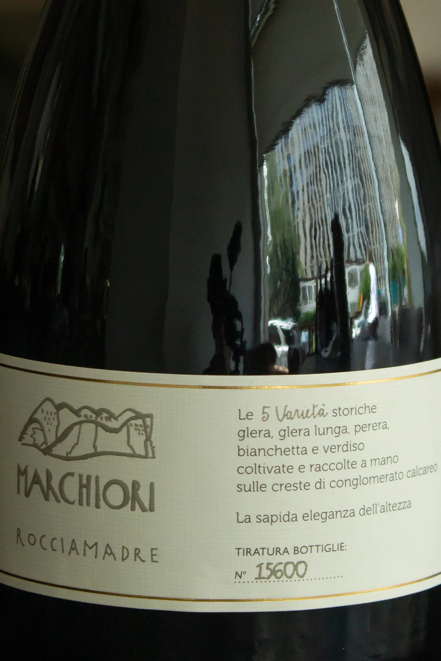 Игристое вино Marchiori Rocciamadre Valdobbiadene Prosecco Superiore Brut / Маркьори Рокчимадре Вальдобьядене Просекко Супериоре