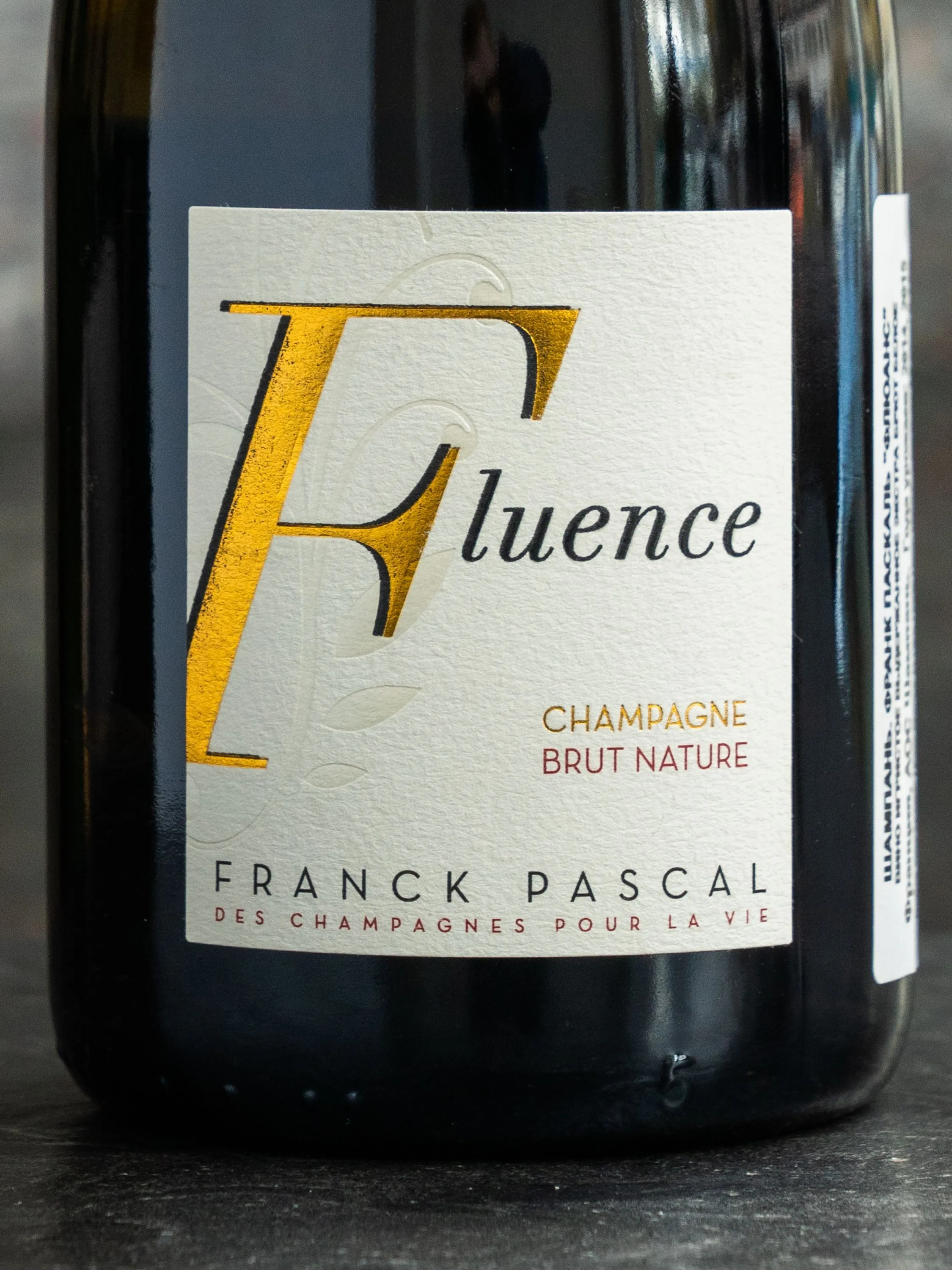 Шампанское Franck Pascal Fluence Brut Nature купить в ресторане Остерия - лучшая цена Шампанское Franck Pascal Fluence Brut Nature / Франк Паскаль Флюанс Брют Натюр