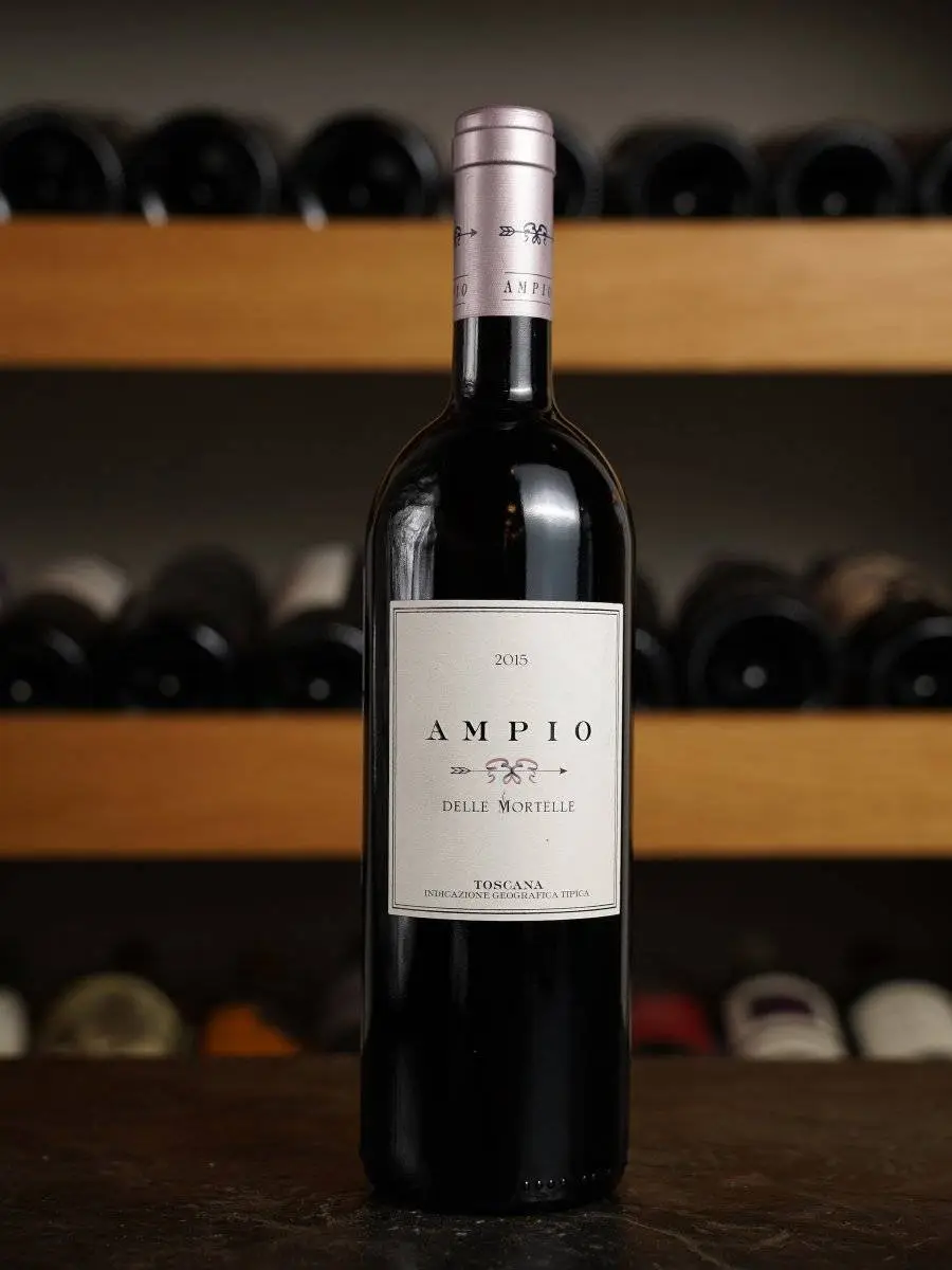 Вино Ampio delle Mortelle 2015 купить в винном ресторане Остерия - лучшая цена Вино Ampio delle Mortelle 2015 / Ампио Делле Мортелле 2015