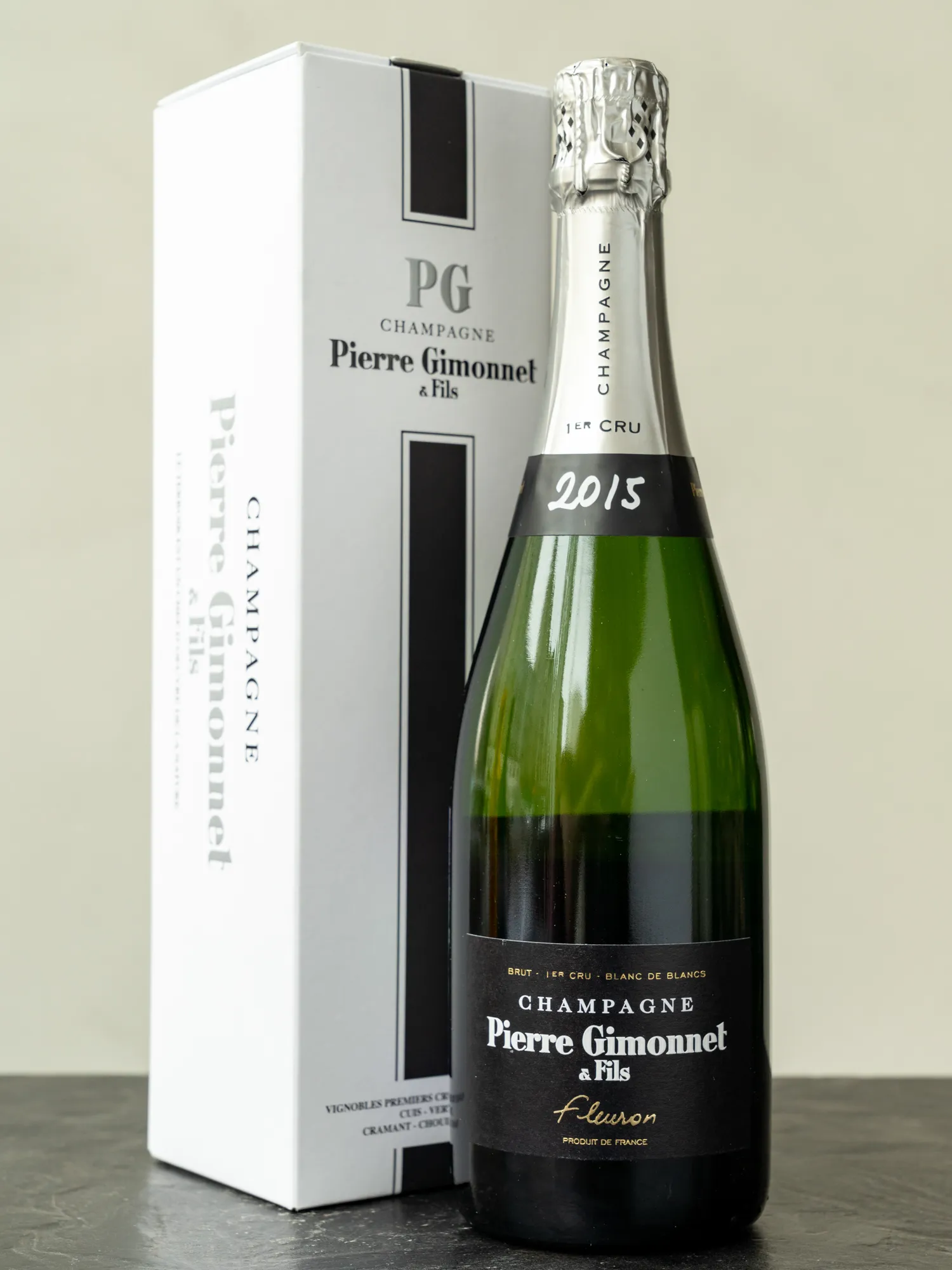 Шампанское Pierre Gimonnet & Fils Fleuron Blanc de Blancs Brut 1er Cru Champagne купить в винном ресторане Остерия - лучшая цена Шампанское Pierre Gimonnet & Fils Fleuron Blanc de Blancs Brut 1er Cru Champagne / Шампань Пьер Жимоне э Фис Флерон Премье Крю Брют