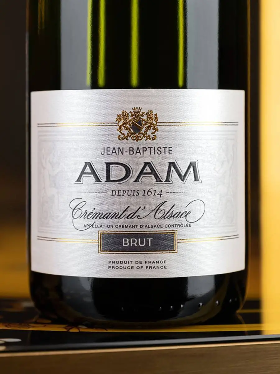 Этикетка Jean-Baptiste Adam Cremant d`Alsace