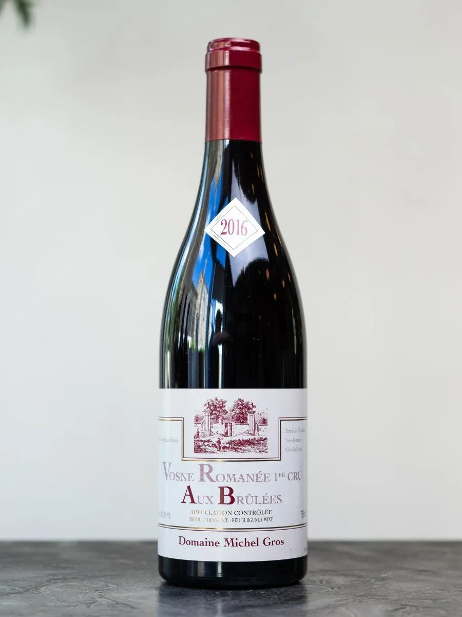 Купить вино Domaine Michel Gros Vosne Romanee в Остерия Амичи на Мосфильмовской цена Вино Domaine Michel Gros Vosne Romanee 1er Cru / Вон Рамоне Премье Крю О Брюле Мишель Гро