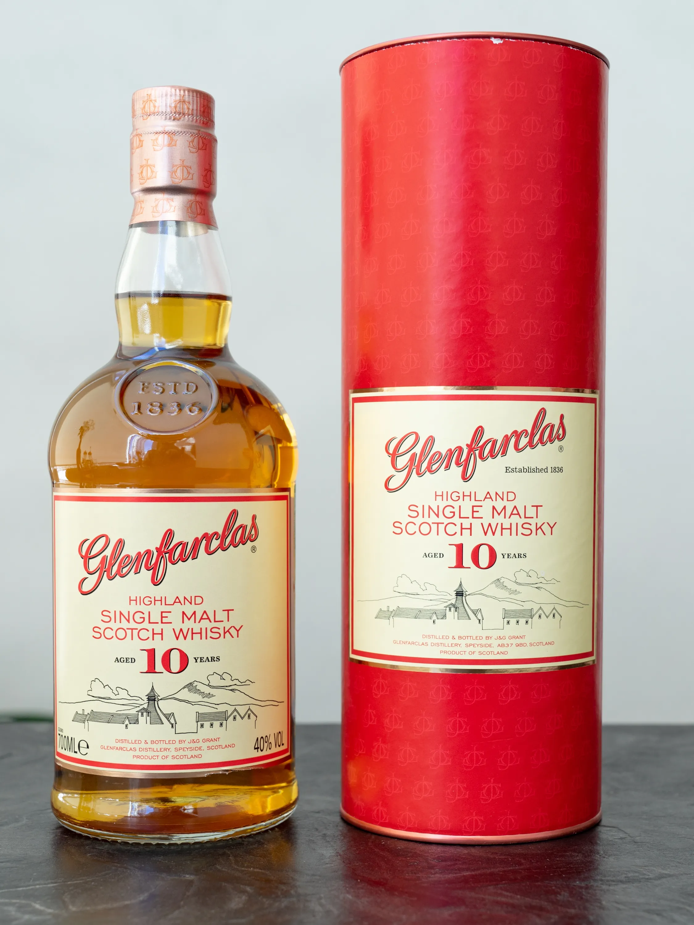 Виски Glenfarclas 10 years old купить в винном ресторане Остерия Амичи - лучшая цена Виски Glenfarclas 10 years old / Гленфарклас 10 лет
