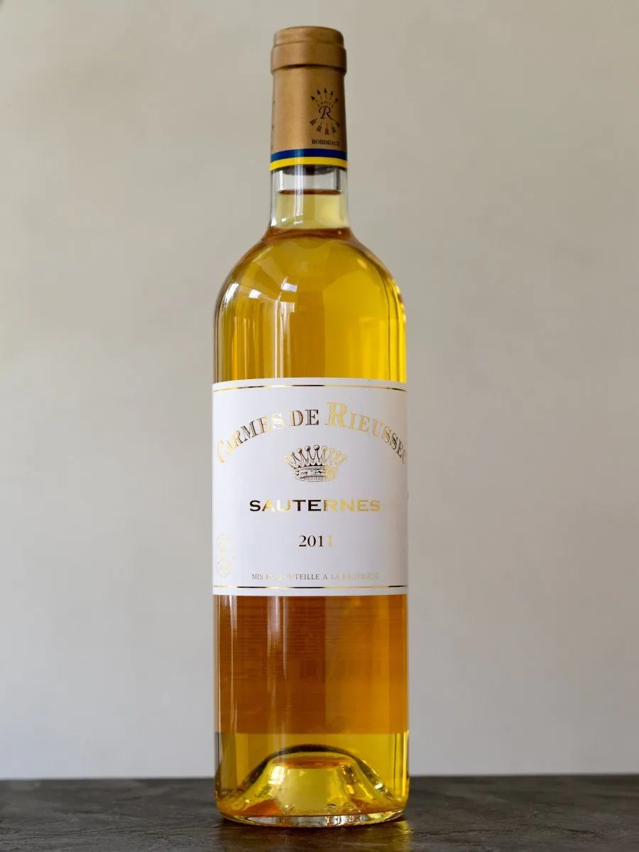 Купить вино Les Carmes de Rieussec Sauternes в винном ресторане Остерия цена Вино Les Carmes de Rieussec Sauternes / Ле Карм де Рьёссек Сотерн
