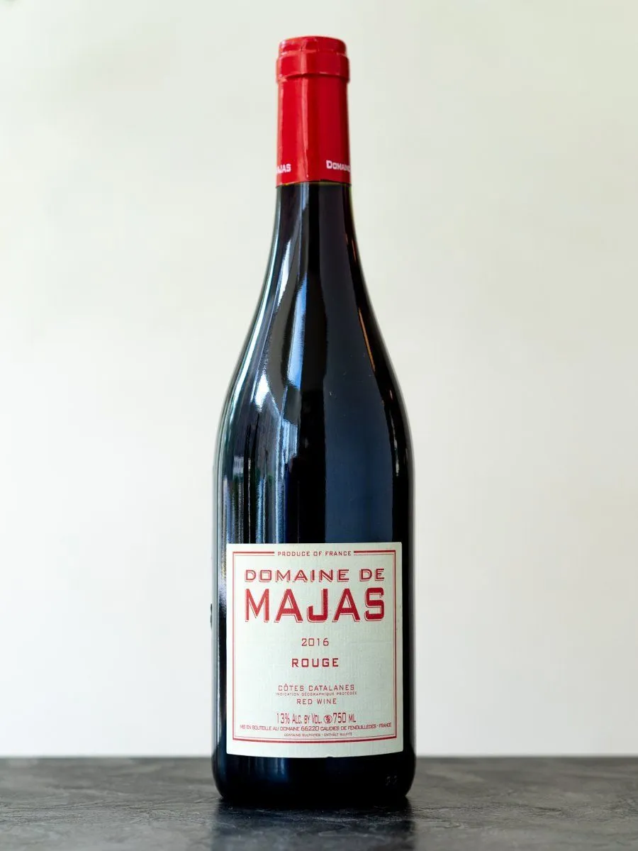 Купить вино Domaine de Majas Rouge в ресторане Амичи на Мосфильмовской цена Вино Domaine de Majas Rouge / Домен де Мажас Руж