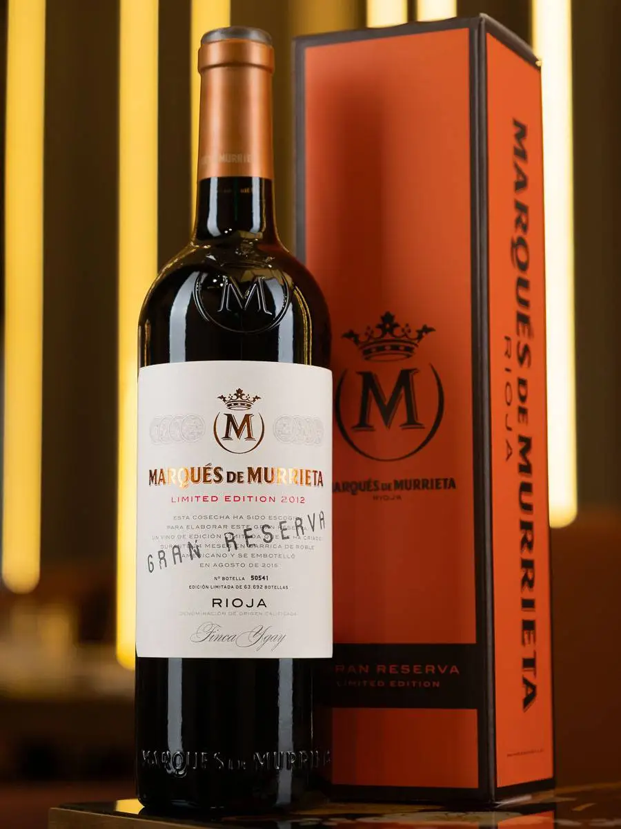 Вино Marques de Murrieta Gran Reserva 2012 / Маркиз де Муррьета Гран Резерва