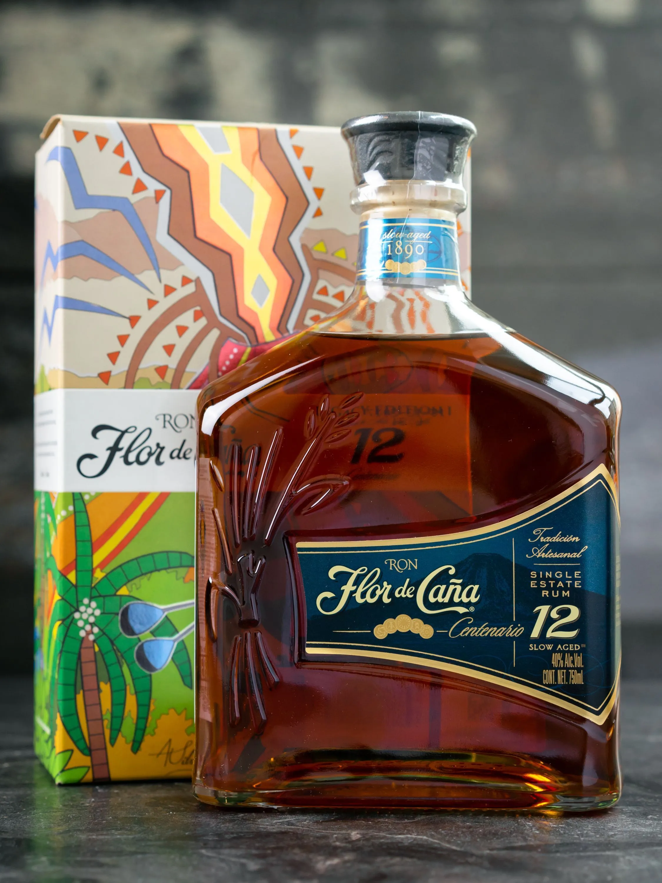 Ром Flor de Cana 12 y.o.- купить по лучшей цене в ресторане Amici Мосфильмовская 88 Ром Flor de Cana Centenario 12 y.o. / Флор де Канья Сенеунарио 12 лет