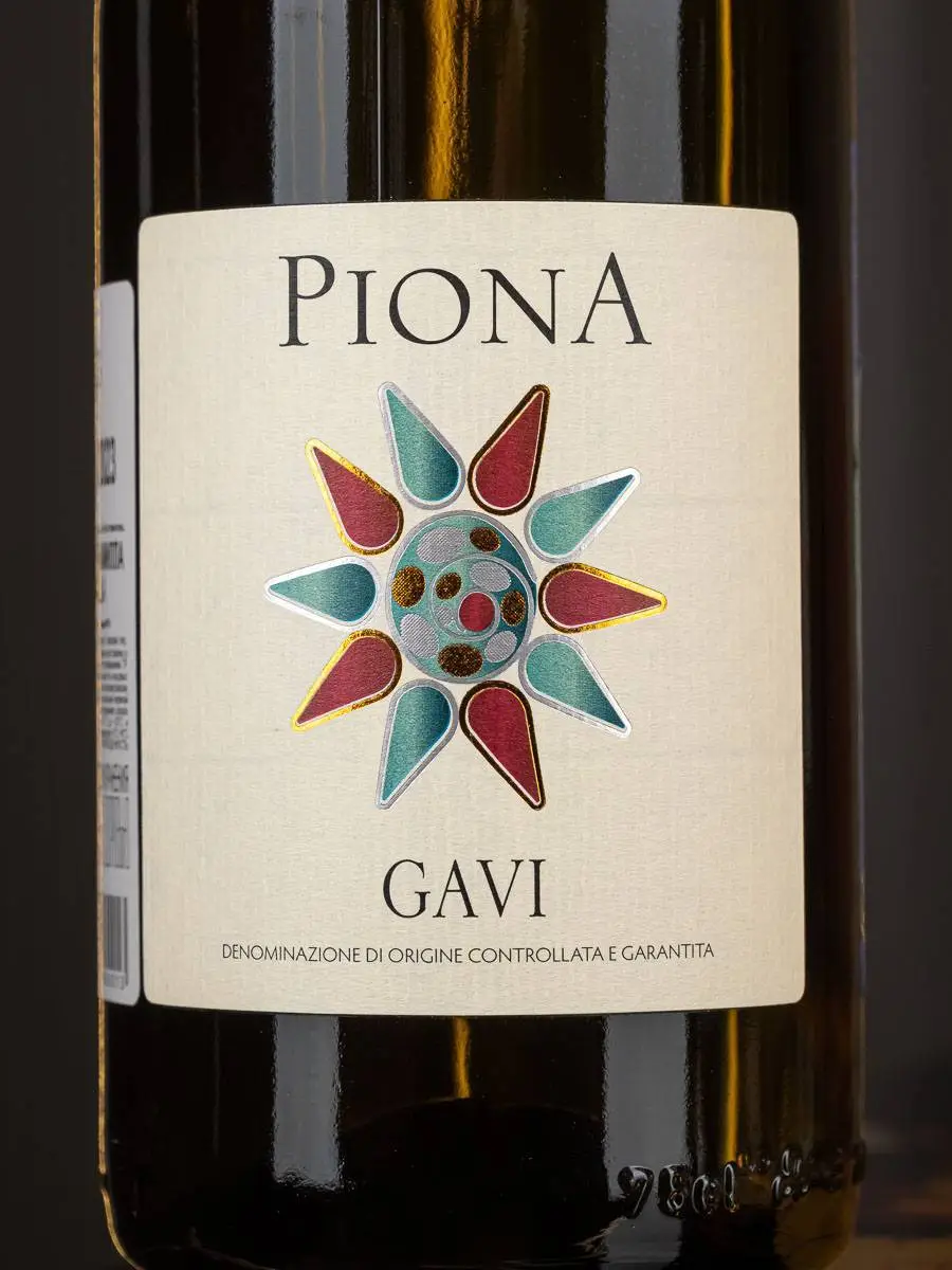 Этикетка Piona Gavi