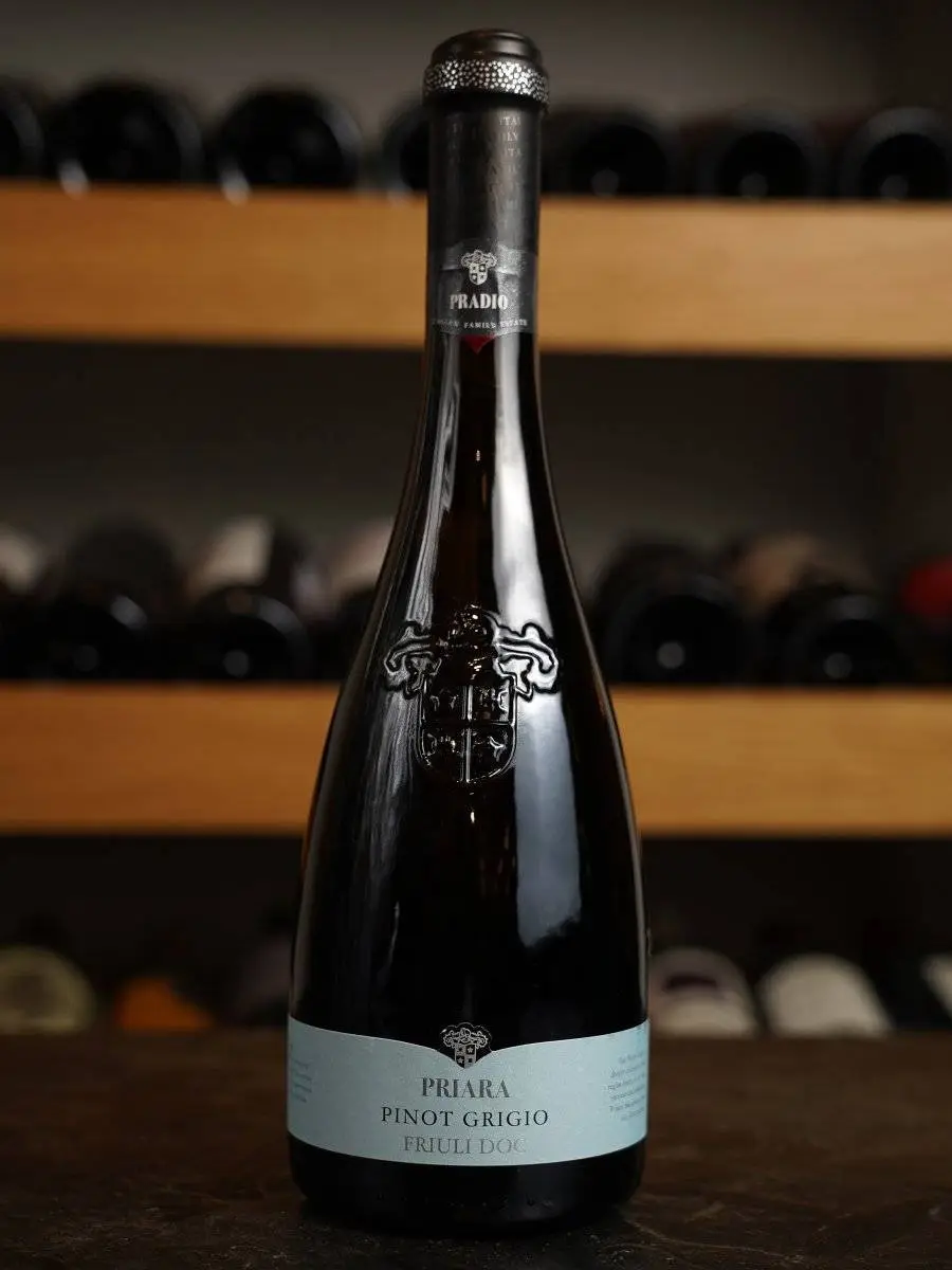 Вино Priara Pinot Grigio Pradio купить в винном ресторане Остерия - лучшая цена Вино Priara Pinot Grigio Pradio / Прадио Приара Пино Гриджио