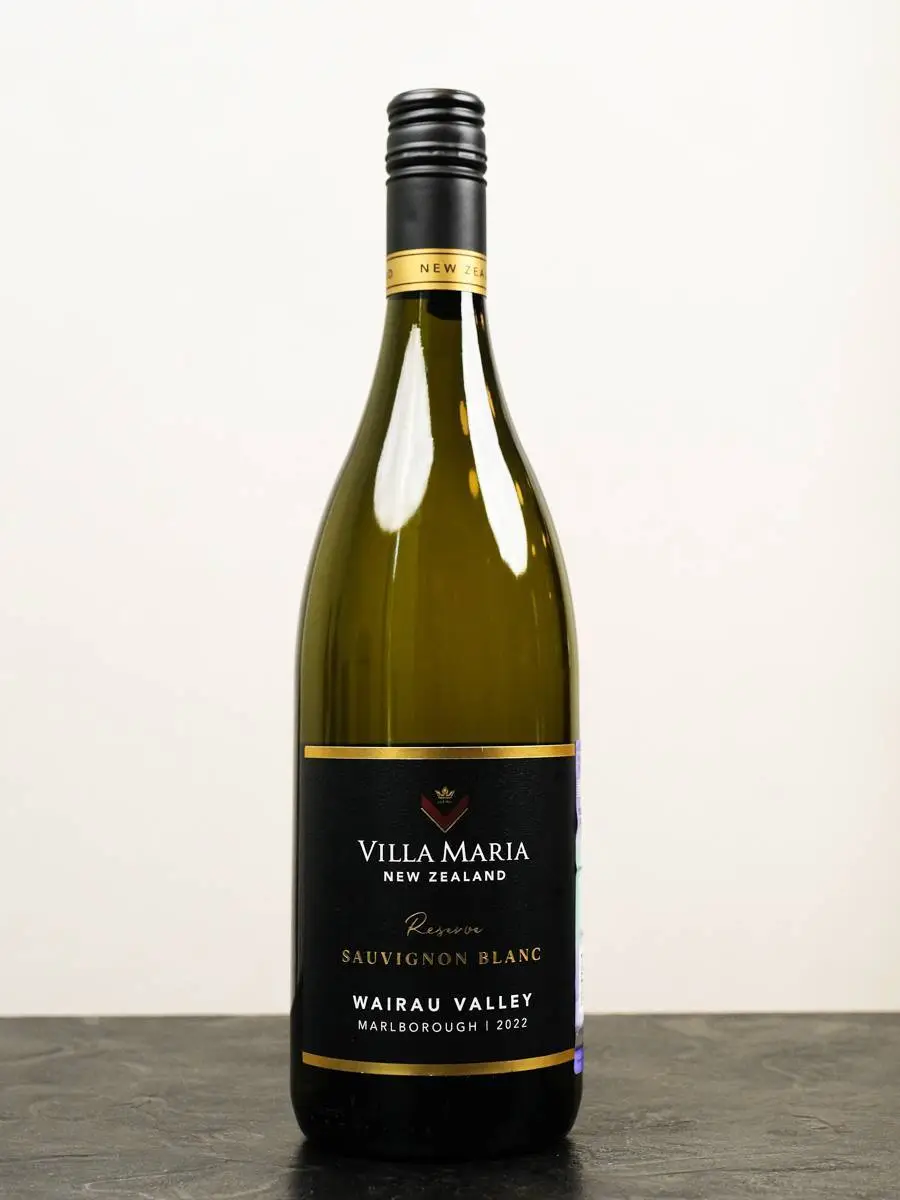 Вино Sauvignon Blanc Marlborough Reserve Villa Maria 2022 купить в винном ресторане Остерия - лучшая цена Вино Sauvignon Blanc Marlborough Reserve Villa Maria / Совиньон Блан Мальборо Резерв Вилла Мария