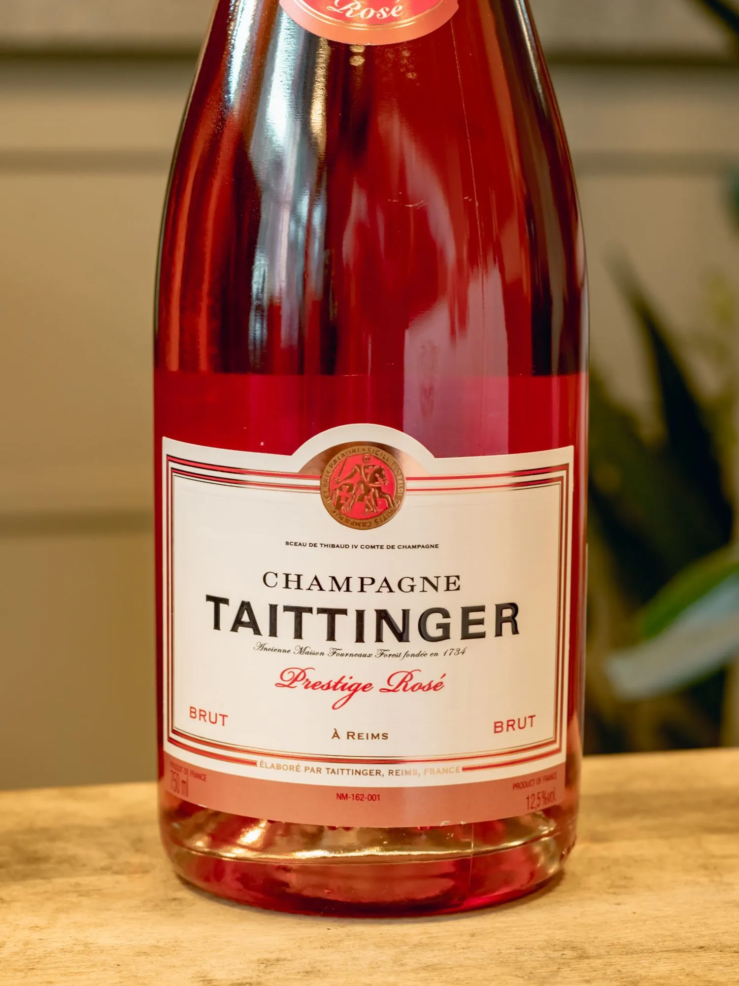 Этикетка Taittinger Prestige Rose Brut