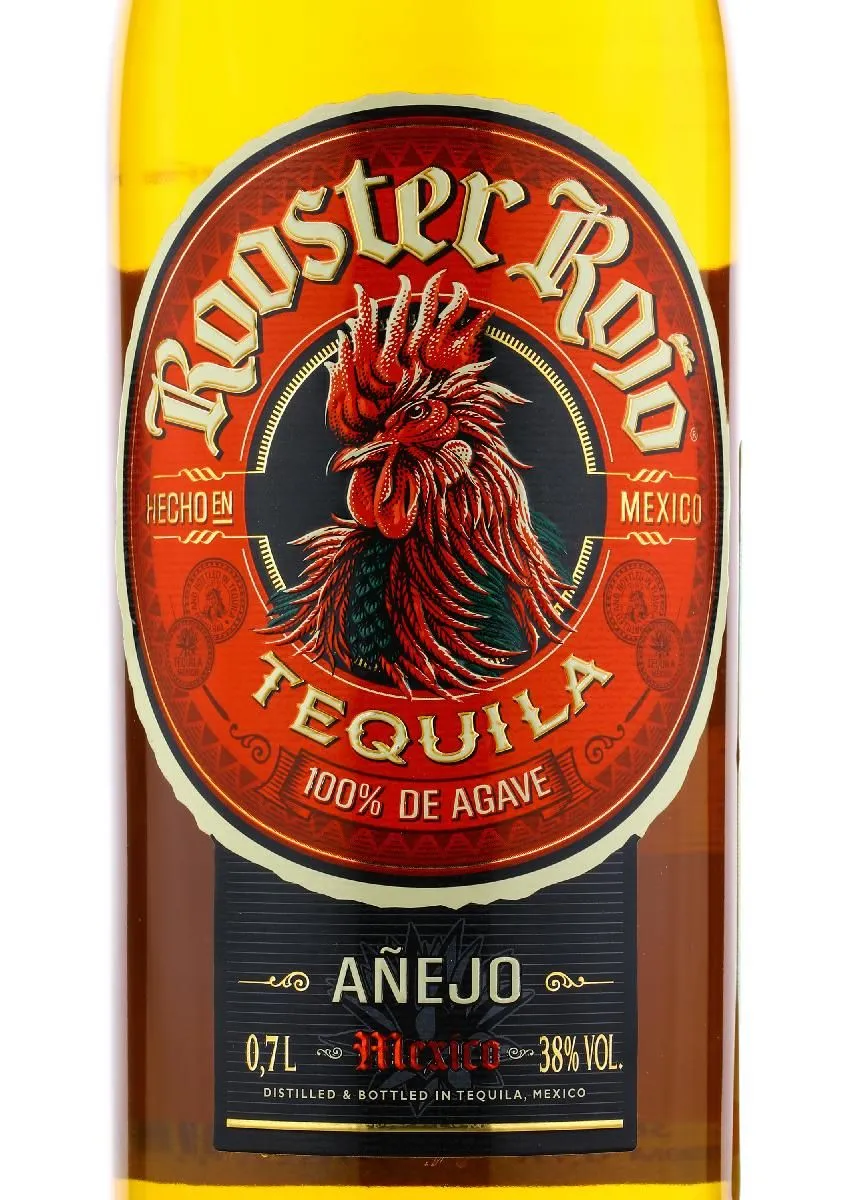 Текила Rooster Rojo Anejo лучшая цена в ресторане Osteria Amici Текила Rooster Rojo Anejo / Рустер Рохо Аньехо