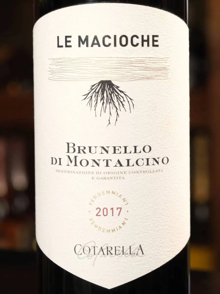 Вино Le Macioche Brunello di Montalchino 2017 купить в винном ресторане Остерия - лучшая цена Вино Le Macioche Brunello di Montalchino 2017 / Ле Мачоке Брунелло ди Монтальчино