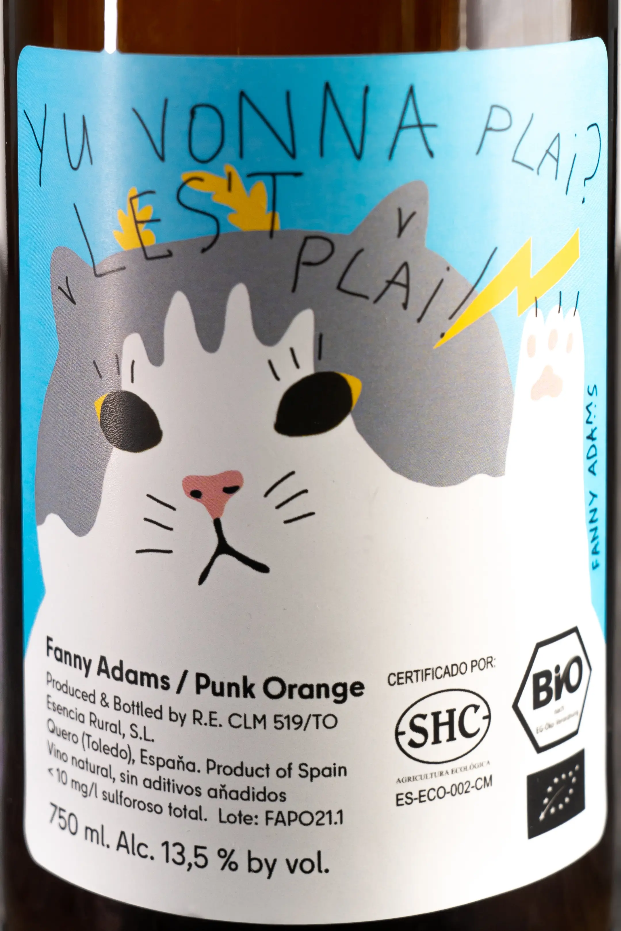 Вино Fanny Adams Punk Orange 2021 купить в винном ресторане Остерия - лучшая цена Вино Fanny Adams Punk Orange 2021 / Фанни Адамс Панк Оранж 2021