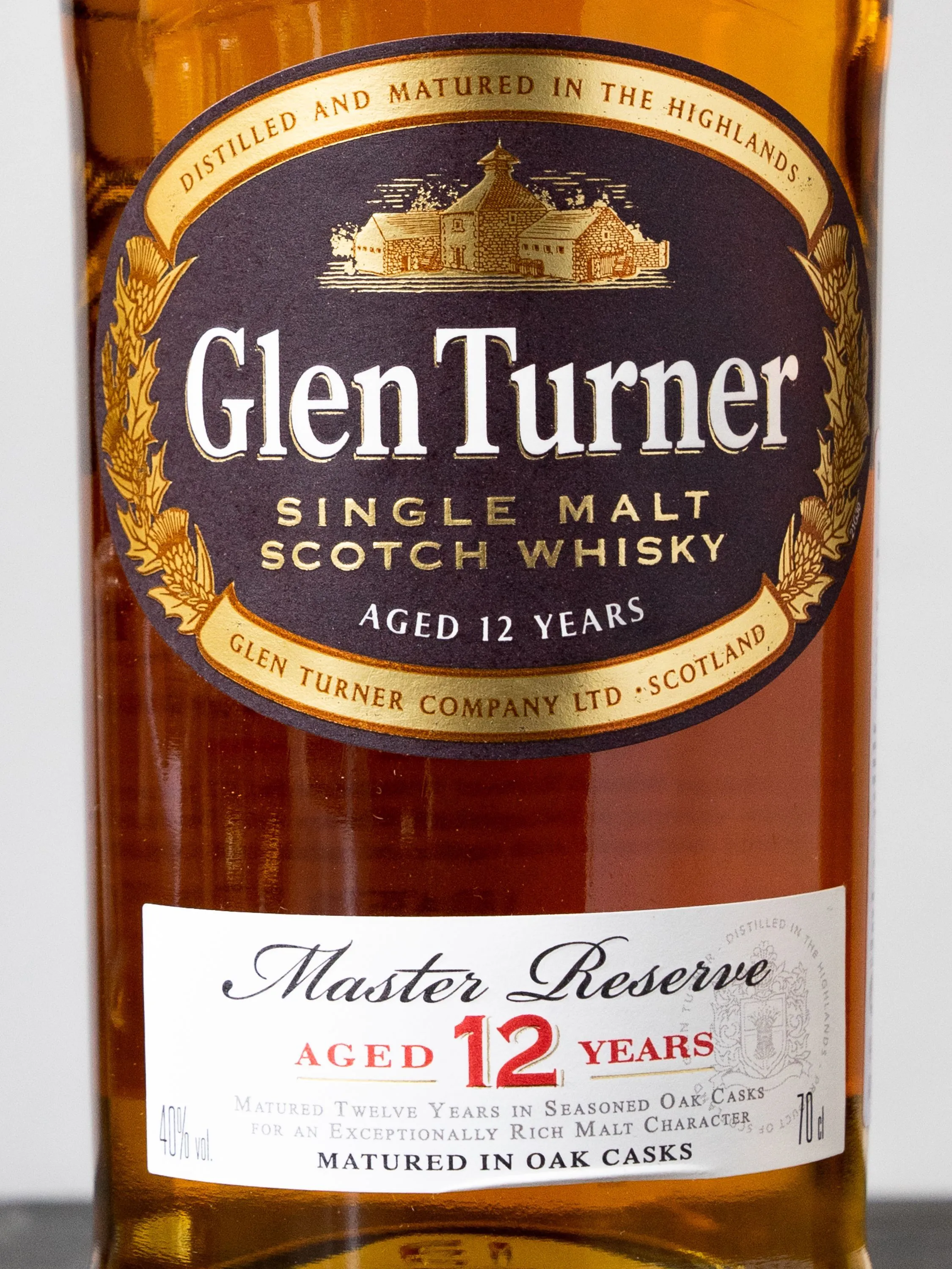 Виски Glen Turner 12 y.o. /  Глен Тернер 12 лет