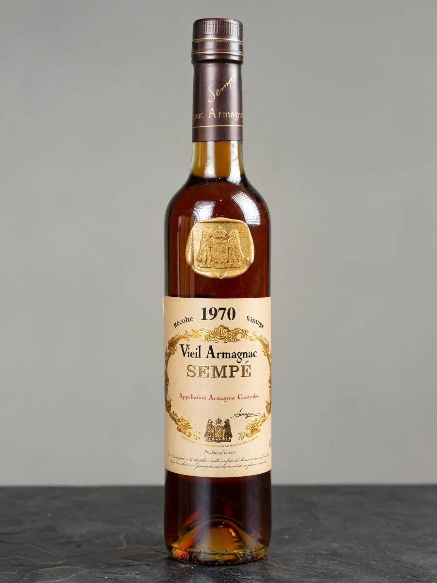 Арманьяк Armagnac Sempe Vieil 1970 купить в ресторане Остерия Амичи - лучшая цена Арманьяк Armagnac Sempe Vieil 1970 / Семпэ Вьей 1970