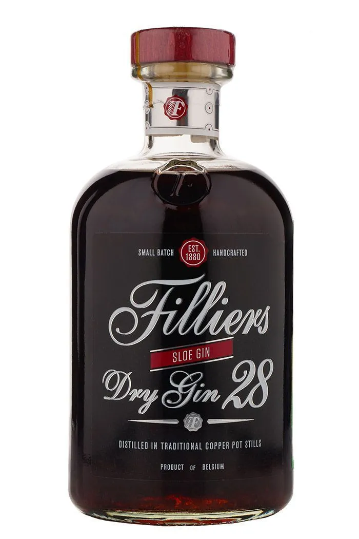 Джин Filliers Dry Gin 28 Sloe Gin / Филльерс Драй 28 терновый