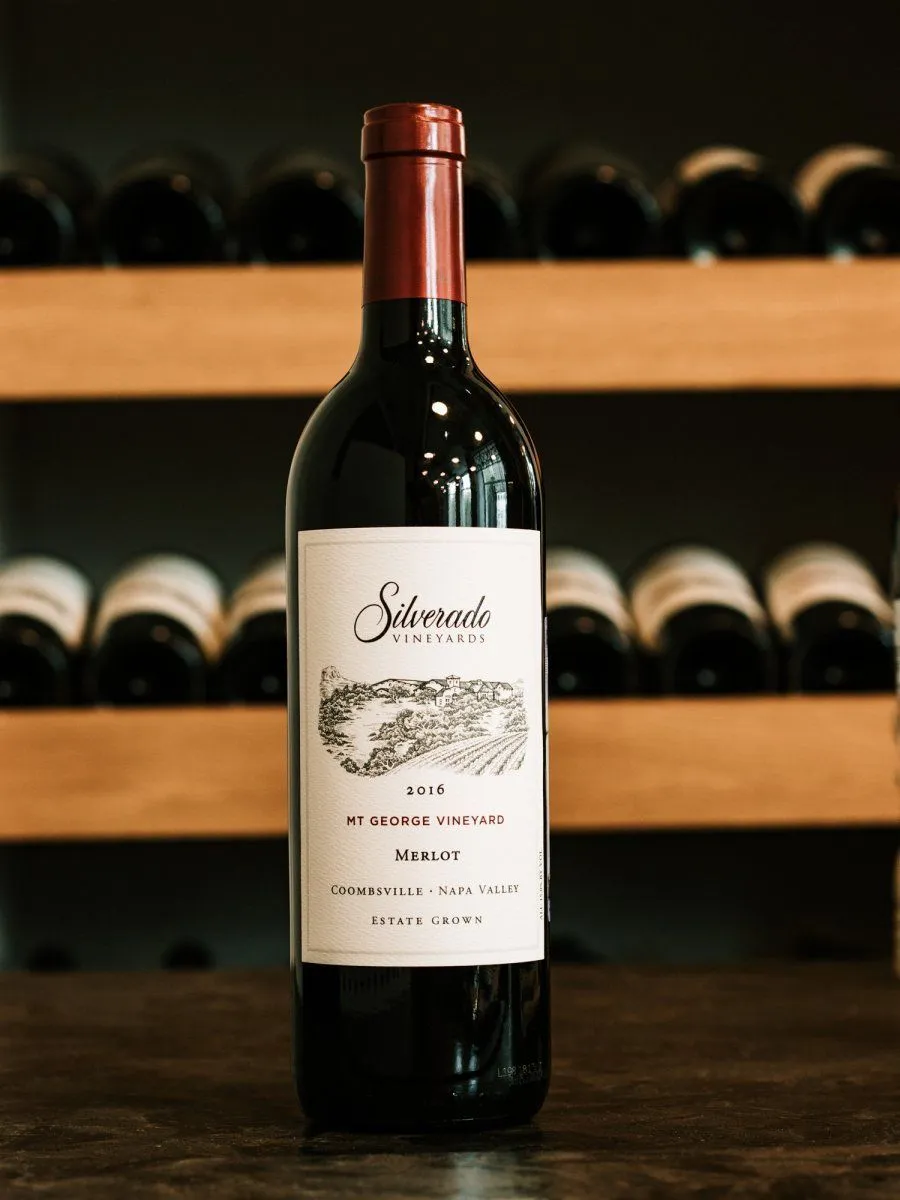 Купить вино Silverado Mt. George Vineyard Merlot в винном ресторане Остерия Вино Silverado Mt. George Vineyard Merlot / Сильверадо Эм Ти Джордж Виньярд Мерло