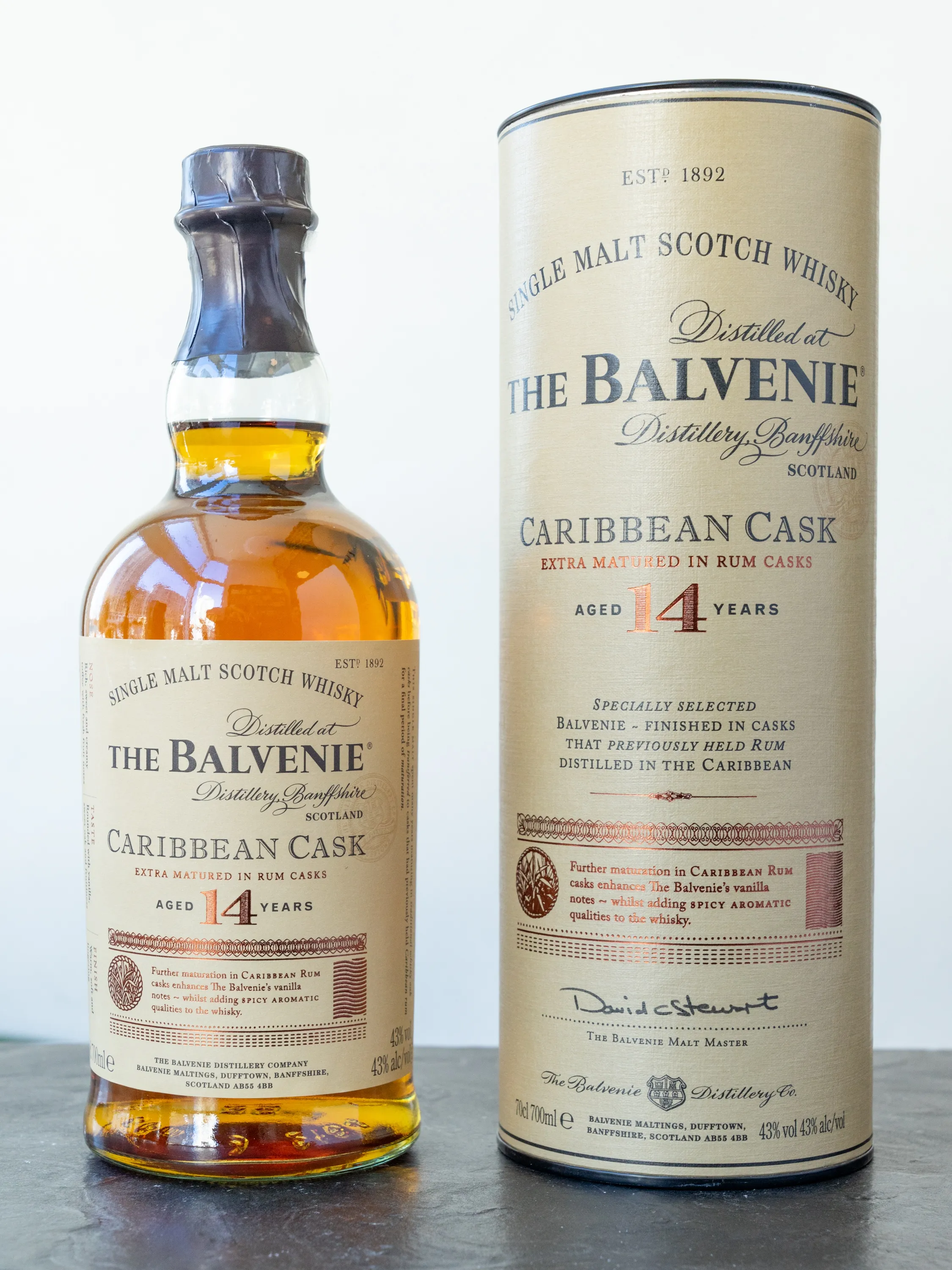 Виски Balvenie Caribbean Cask 14 Years Old купить в винном ресторане Остерия Амичи - лучшая цена Виски Balvenie Caribbean Cask 14 Years Old / Балвени Карибиан Каск 14 лет