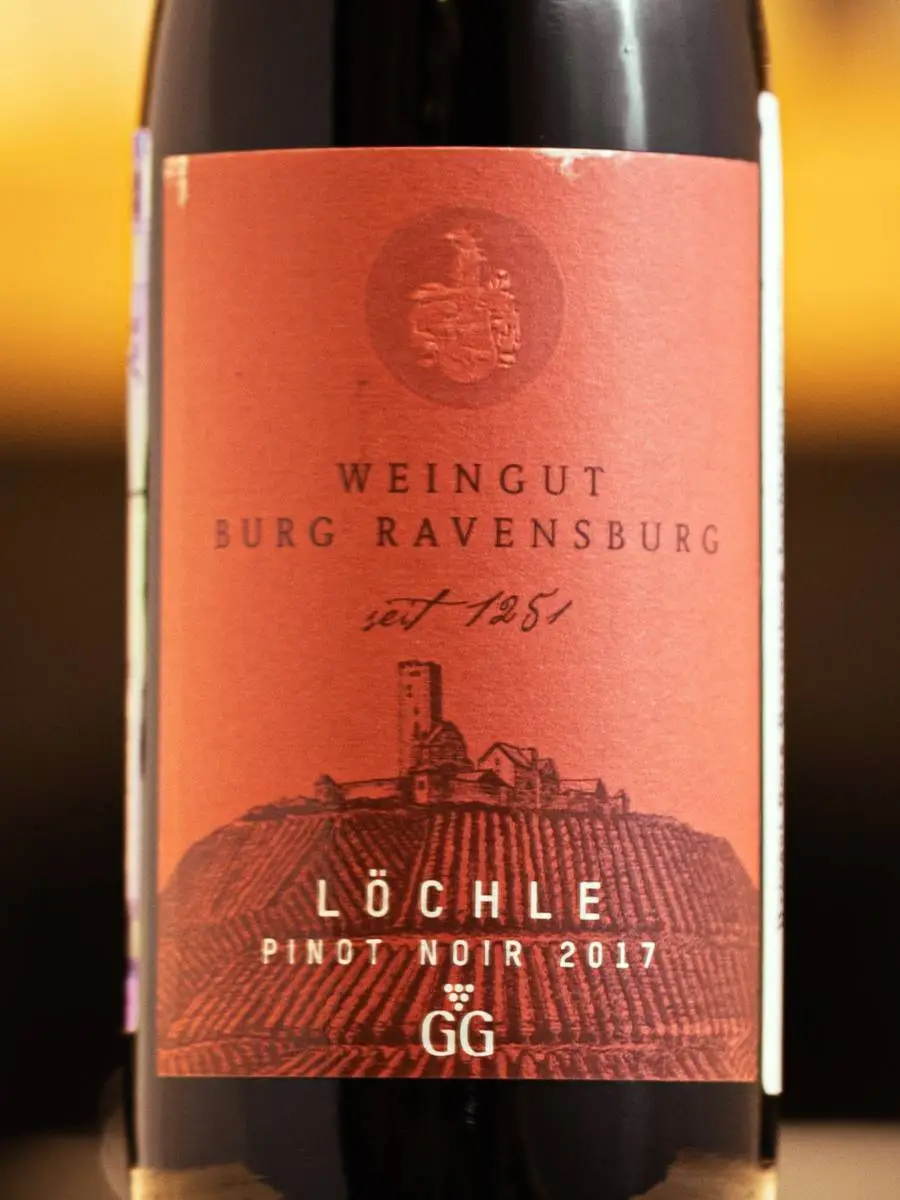 Этикетка Pinot Noir Baden GG  Lochle Burg Ravensburg 2017