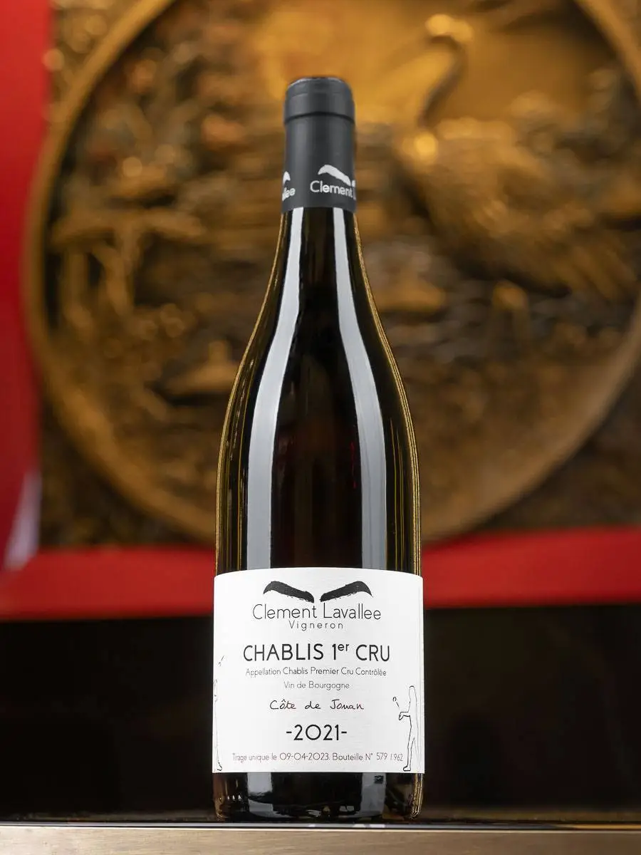 Вино Clement Lavallee Cote de Jouan Chablis Premier Cru 2021 / Шабли Премье Крю Кот де Жуан Левалье