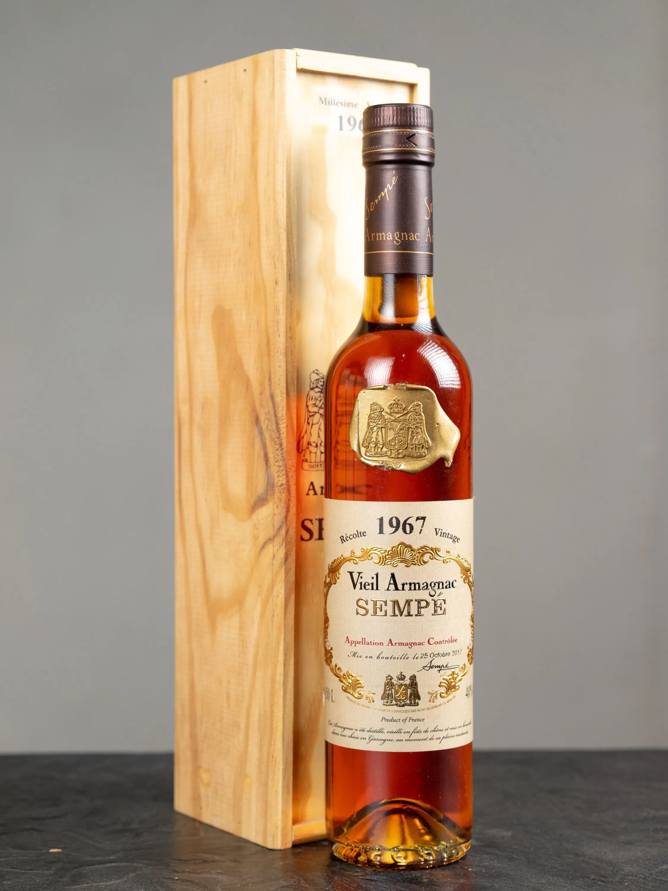 Арманьяк Armagnac Sempe Vieil 1967 купить в ресторане Остерия Амичи - лучшая цена Арманьяк Armagnac Sempe Vieil 1967 / Семпэ Вьей 1967