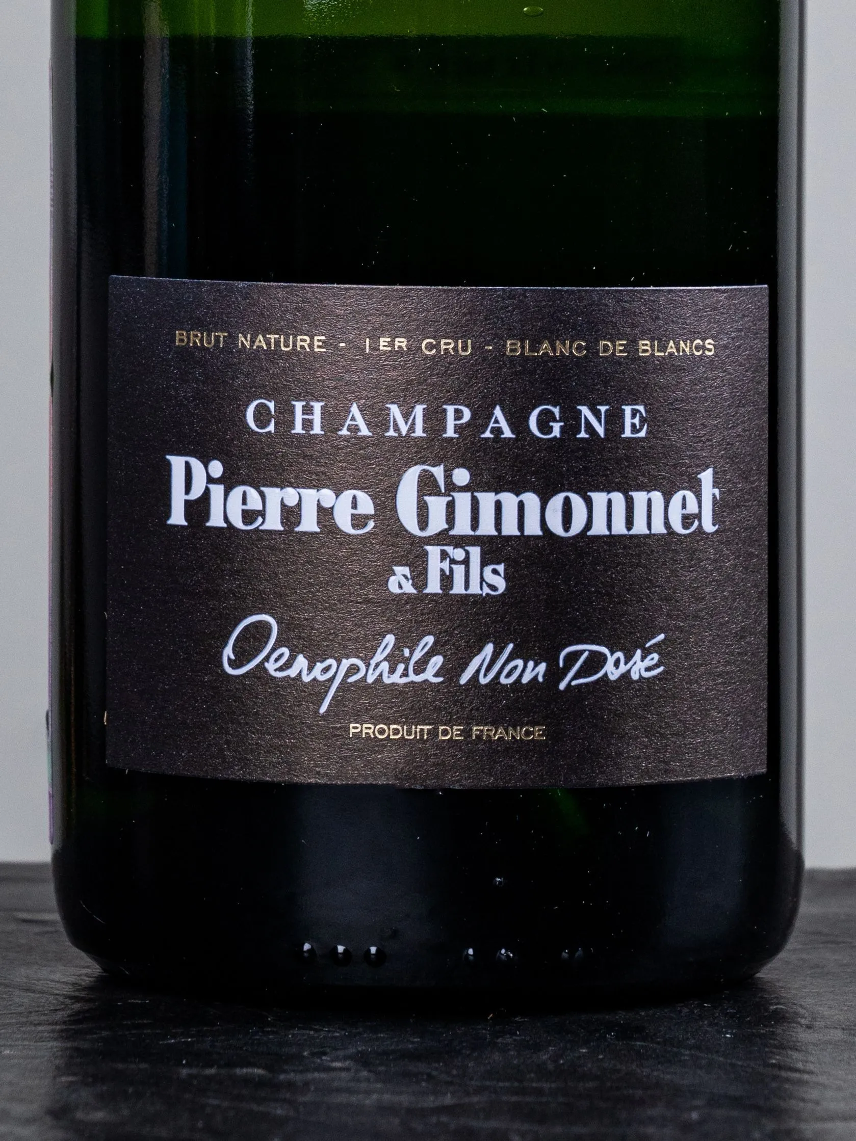 Этикетка Pierre Gimonnet & Fils Extra Brut Oenophile 1-er Cru Champagne 2015