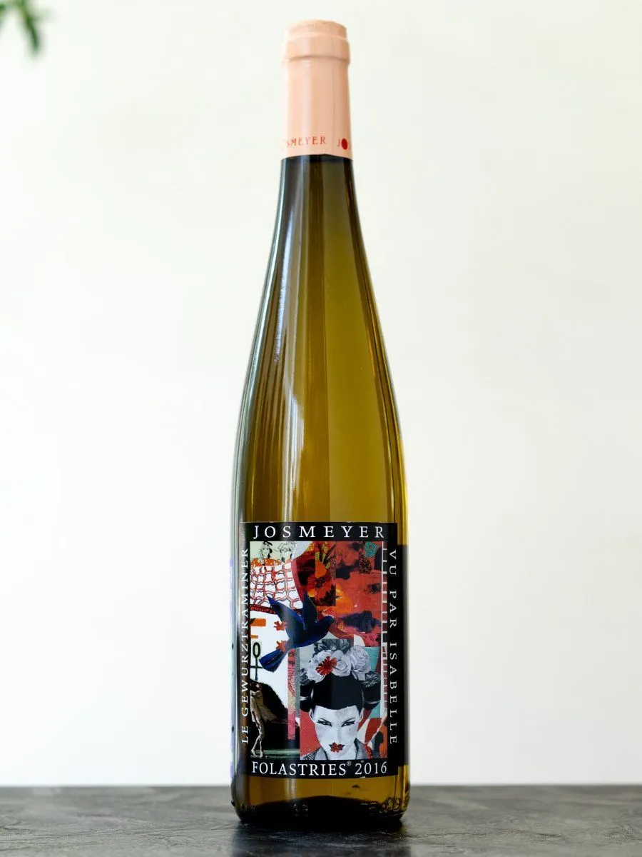 Купить вино Josmeyer Gewurztraminer Les Folastries Alsace в винном ресторане Остерия цена Вино Josmeyer Gewurztraminer Les Folastries Alsace / Жосмейер Гевюрцтраминер Ле Фоластри