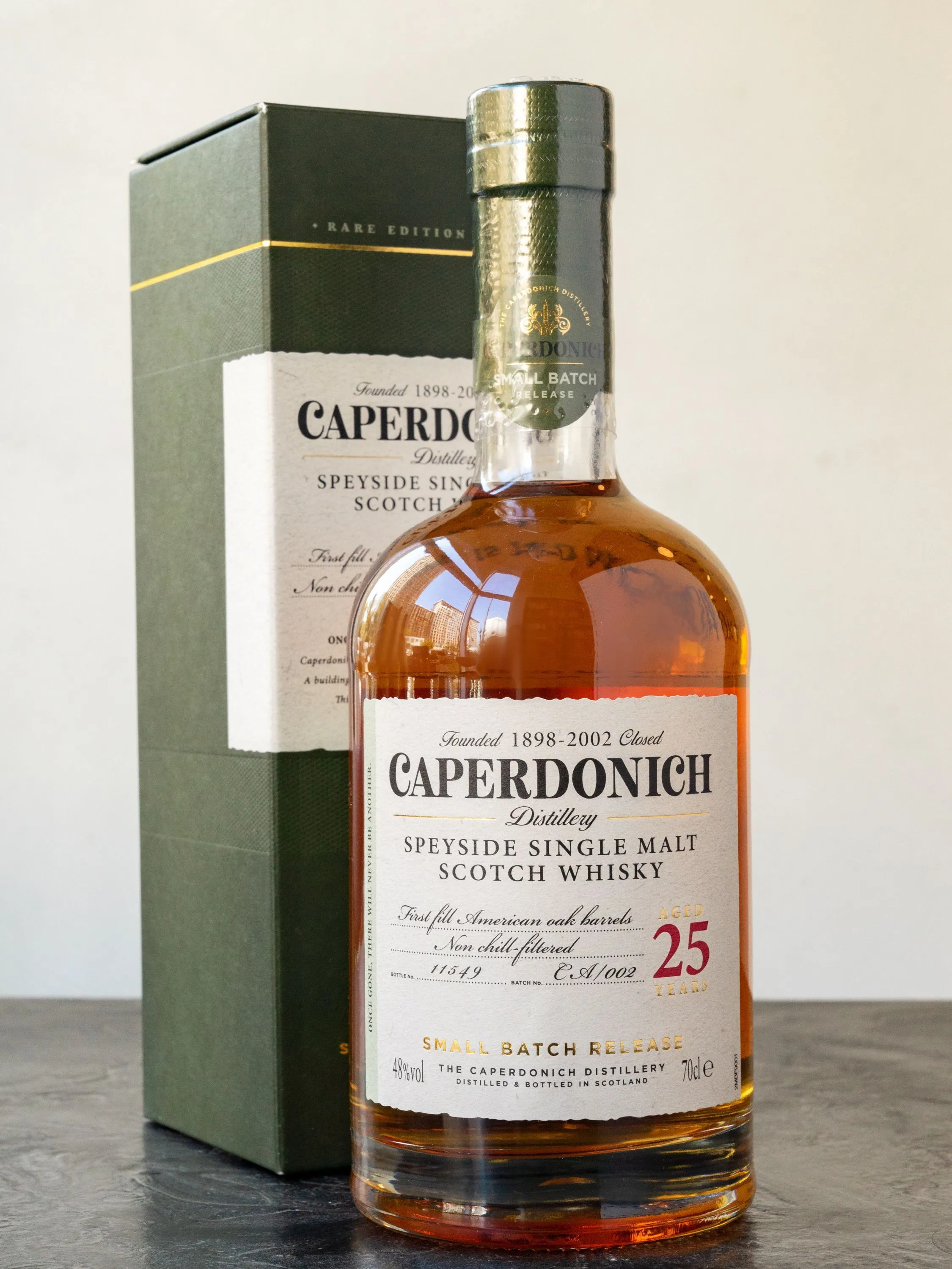 Виски Caperdonich 25 years Peated купить в ресторане Остерия - лучшая цена Виски Caperdonich 25 years Peated / Капердоник 25 лет