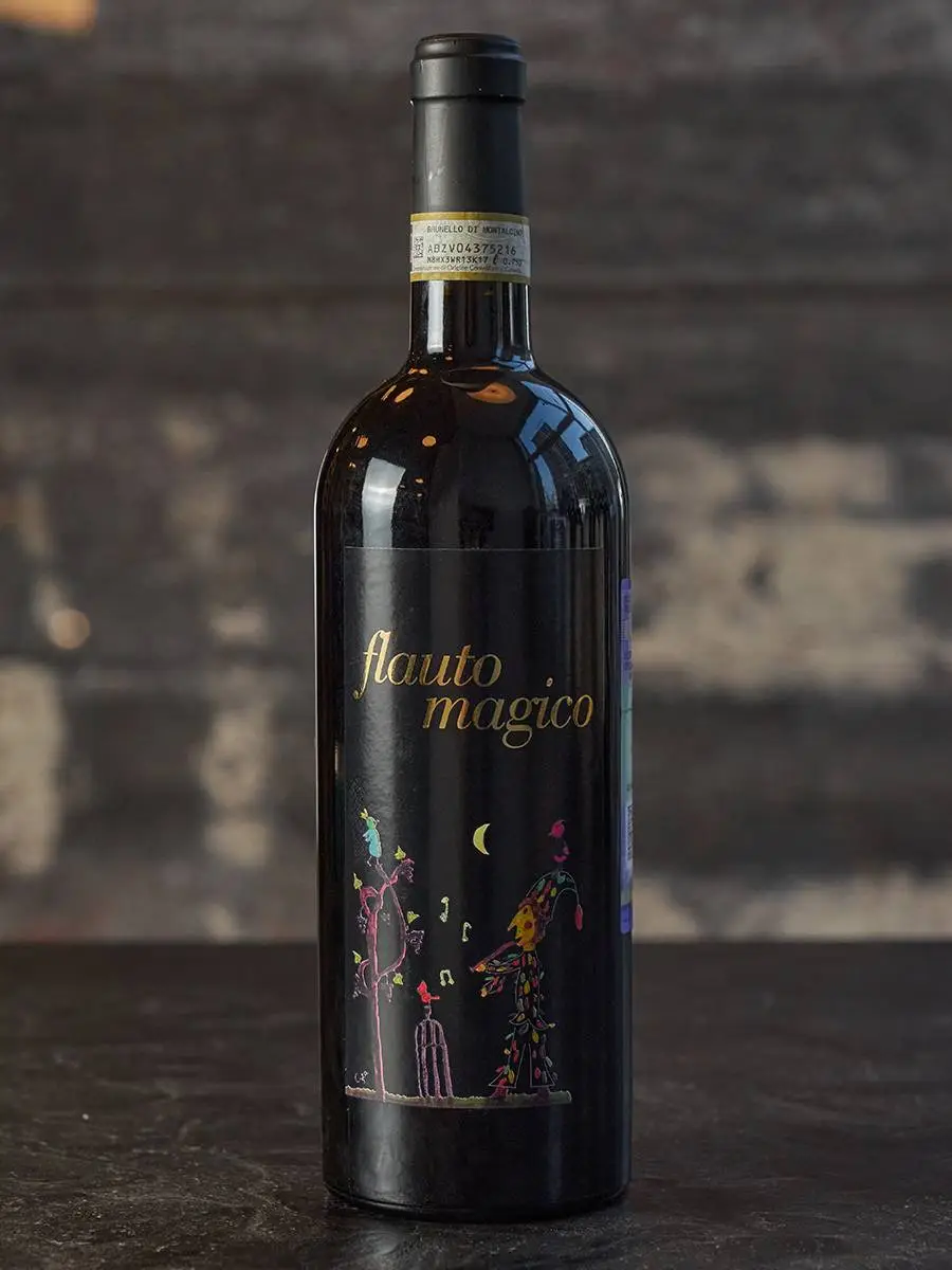 Вино Flauto Magico Brunello di Montalcino Riserva 2016 купить в винном ресторане Остерия - лучшая цена Вино Flauto Magico Brunello di Montalcino Riserva 2016 / Флауто Мэджико Брунелло ди Монтальчино Ризерва