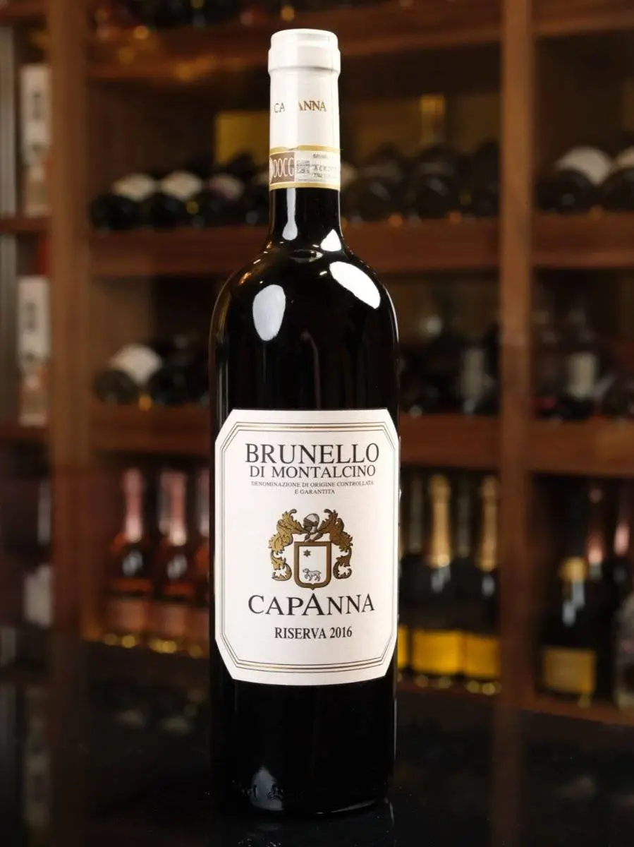 Вино Capanna Brunello di Montalcino Riserva DOCG 2016 купить в винном ресторане Остерия - лучшая цена Вино Capanna Brunello di Montalcino Riserva DOCG 2016 / Капанна Брунелло ди Монтальчино Ризерва 2016
