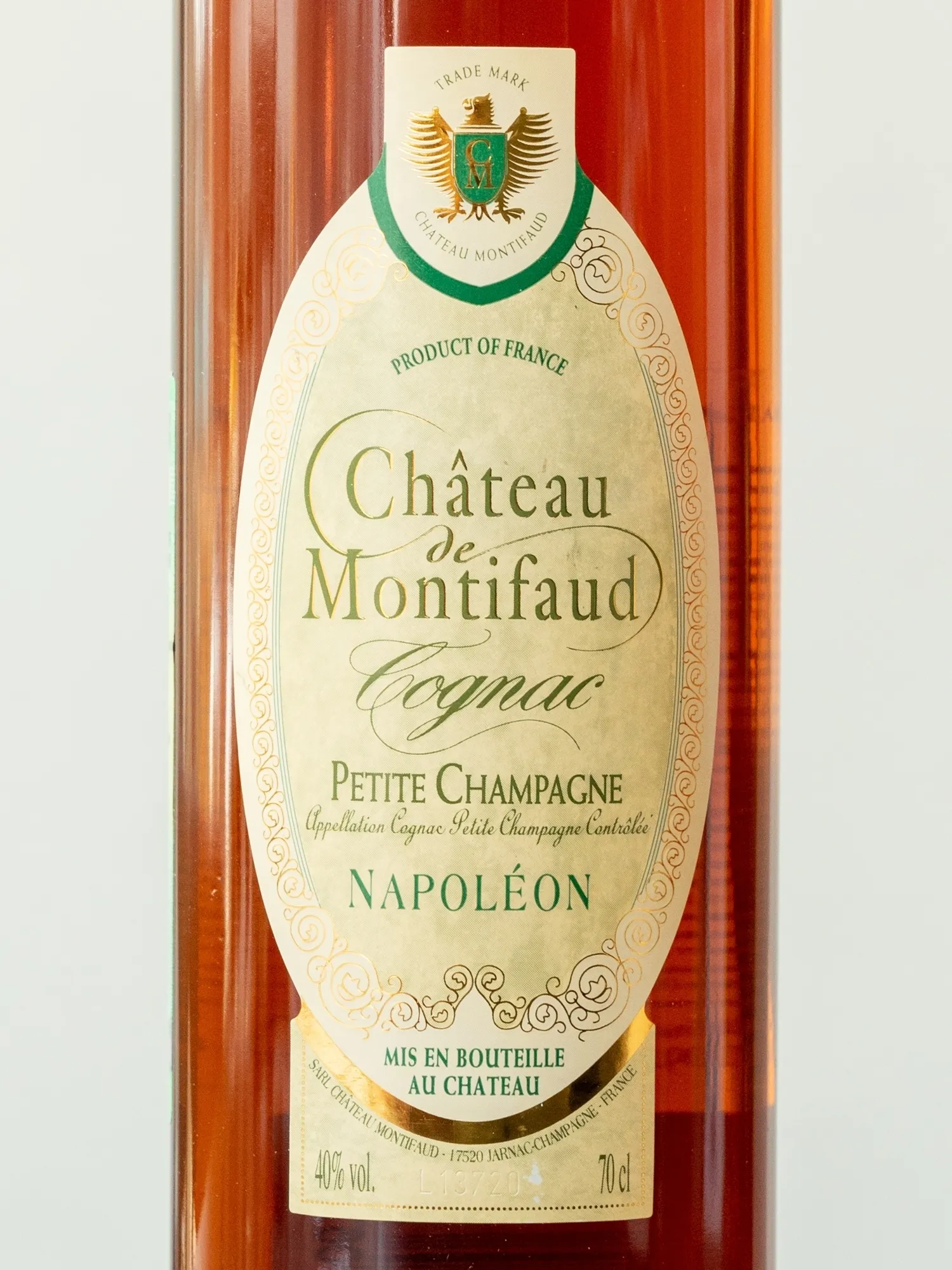 Коньяк Chateau de Montifaud Napoleon 18 years / Шато де Монтифо Наполеон Пти Шампань 18 лет