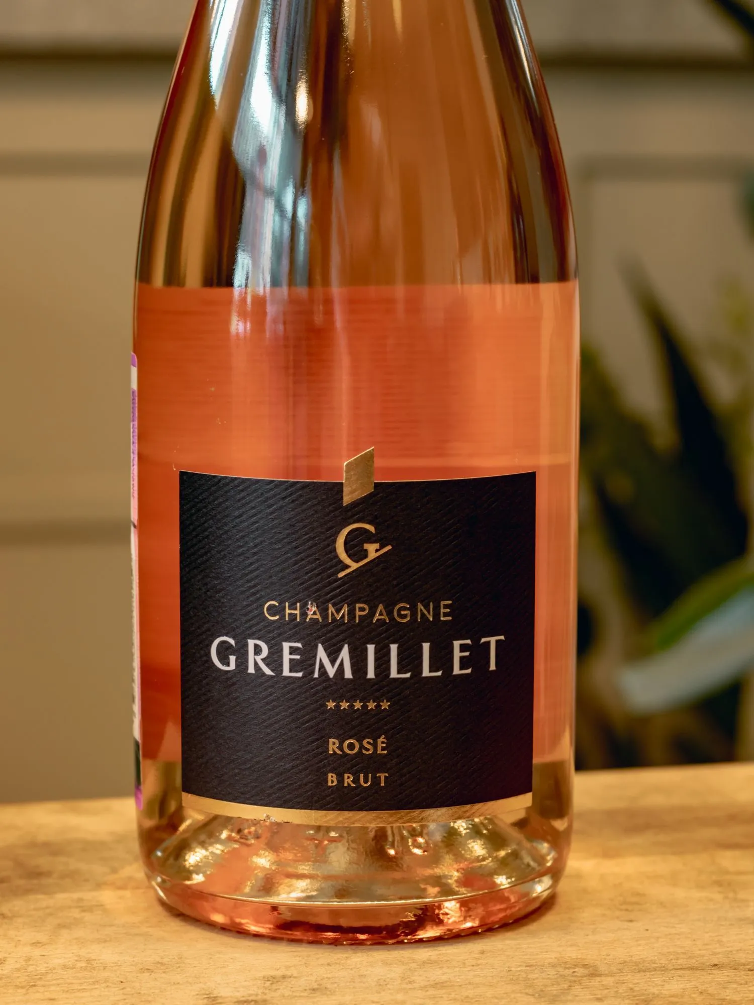 Этикетка Champagne Gremillet Rose Brut