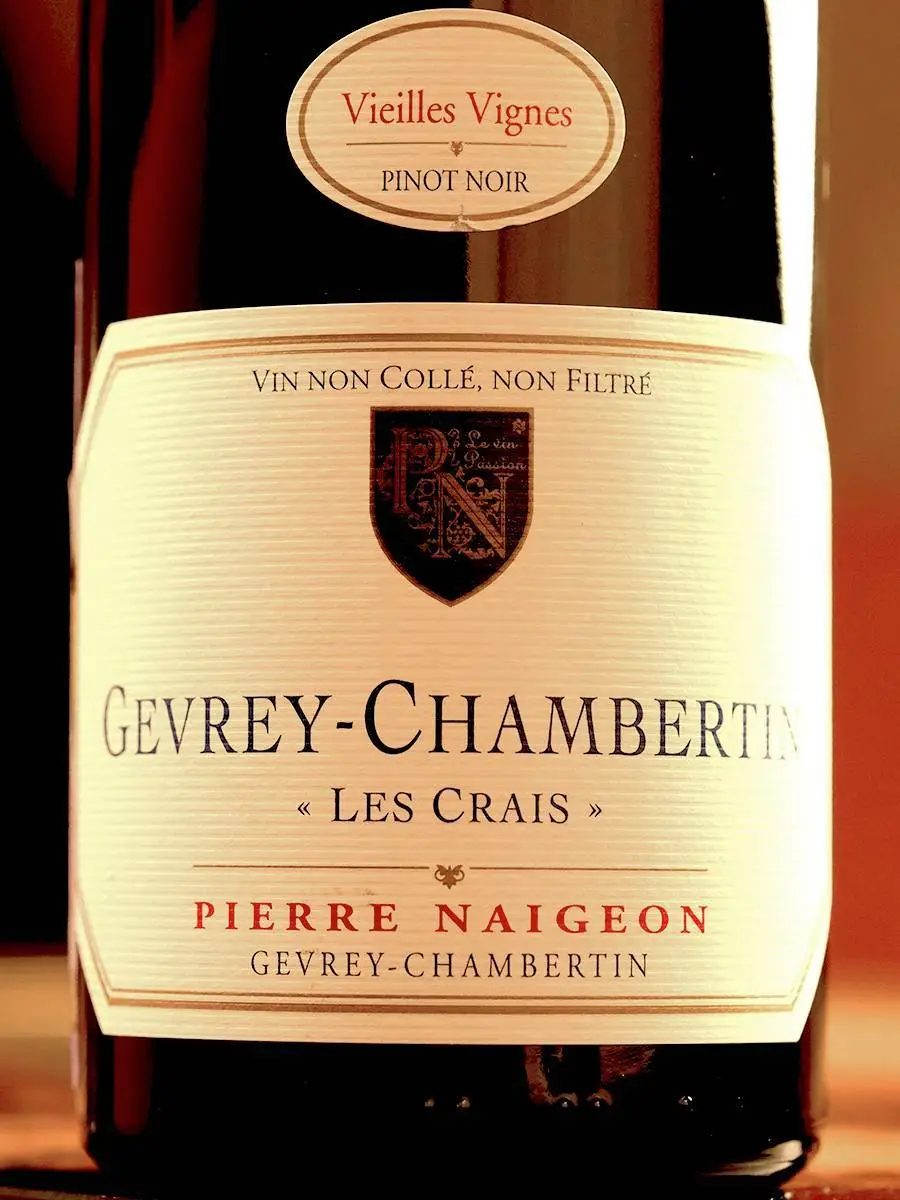 Вино Pierre Naigeon Gevrey-Chambertin Les Crais AOC 2014 купить в винном ресторане Остерия - лучшая цена Вино Pierre Naigeon Gevrey-Chambertin Les Crais AOC 2014 / Жевре-Шамбертен Ле Крэ Пьер Нежон