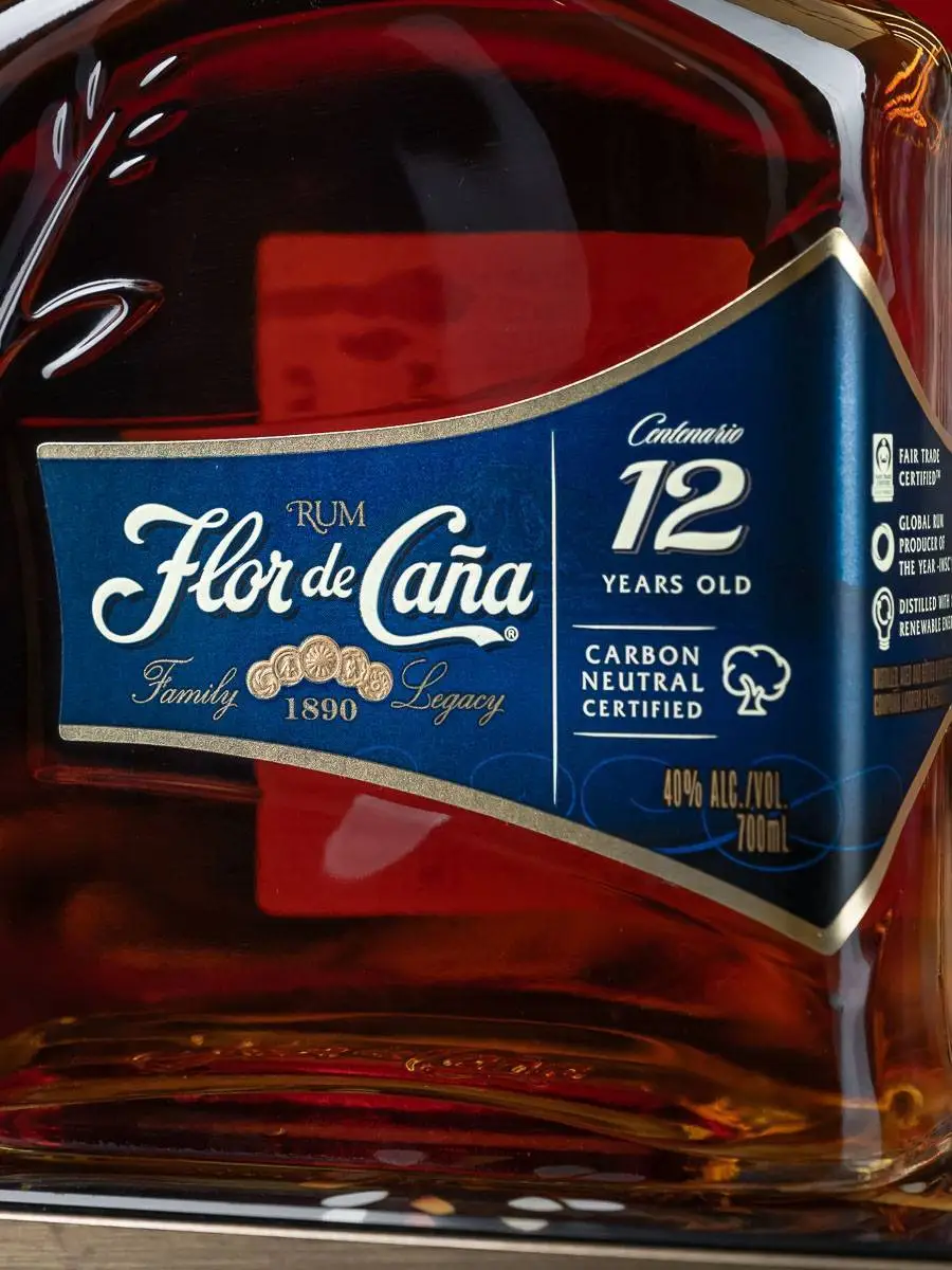 Ром Flor de Cana Centenario 12 y.o. / Флор де Канья Сенеунарио 12 лет