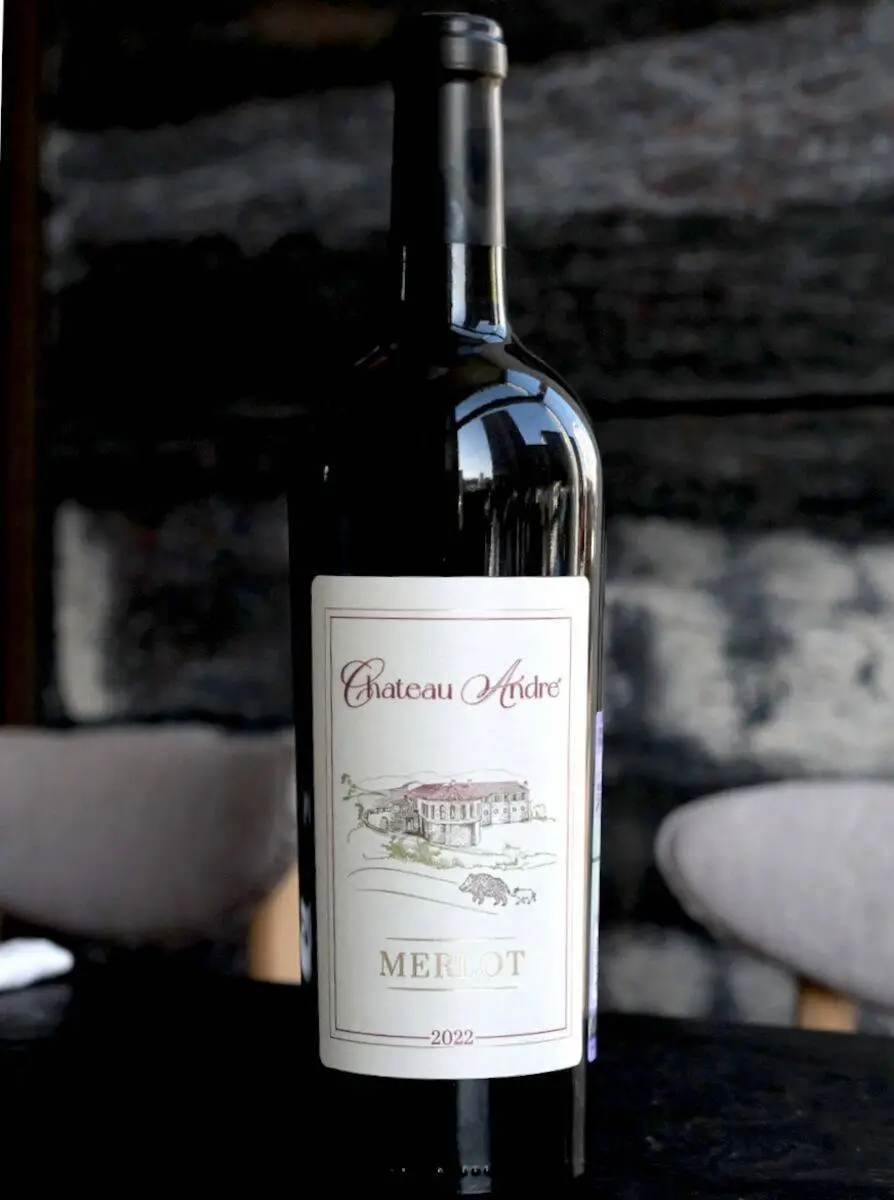 Вино Chateau Andre Merlot купить в винном ресторане Osteria Amici цена Вино Chateau Andre Merlot / Шато Андре Мерло