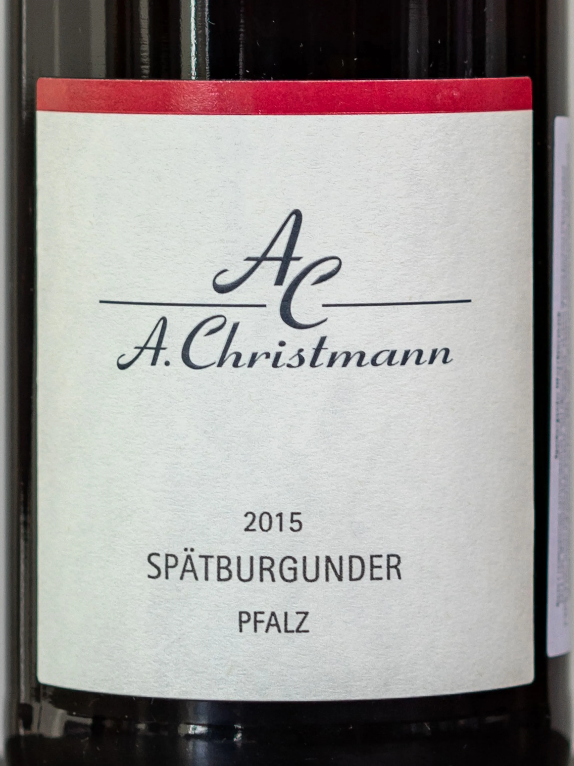 Купить вино Christmann Spatburgunder Pfalz в винном ресторане Остерия цена Вино Christmann Spatburgunder Pfalz / Крисман Шпетбургундер Пфальц