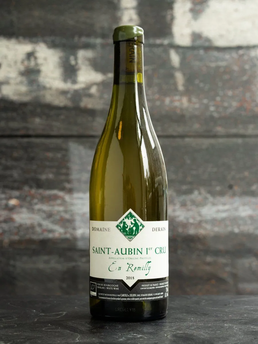 Вино Domaine Derain Saint-Aubin 1er Cru En Remilly купить в ресторане Остерия - лучшая цена Вино Domaine Derain Saint-Aubin 1er Cru En Remilly / Домен Дерэн Сент-Обен Премье Крю Ан Ремийи